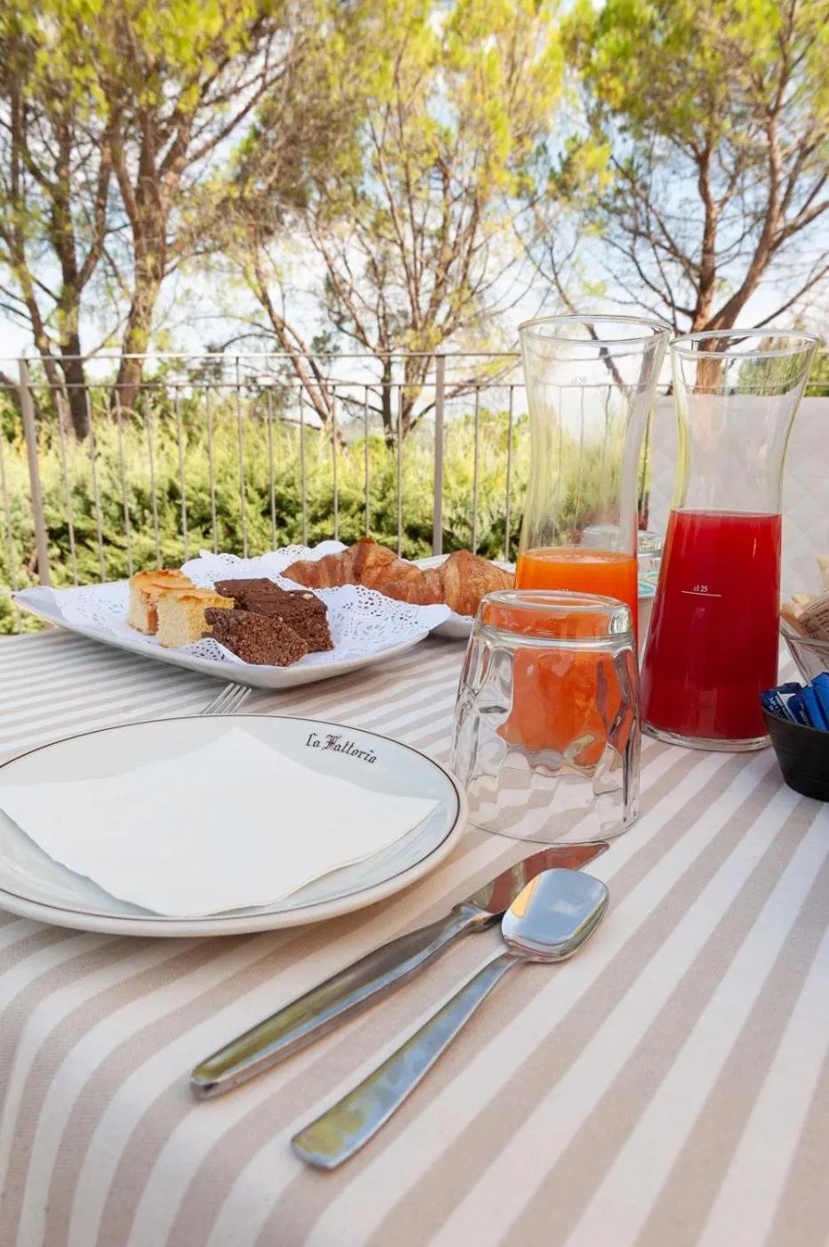 Food and drinks in Hotel La Fattoria