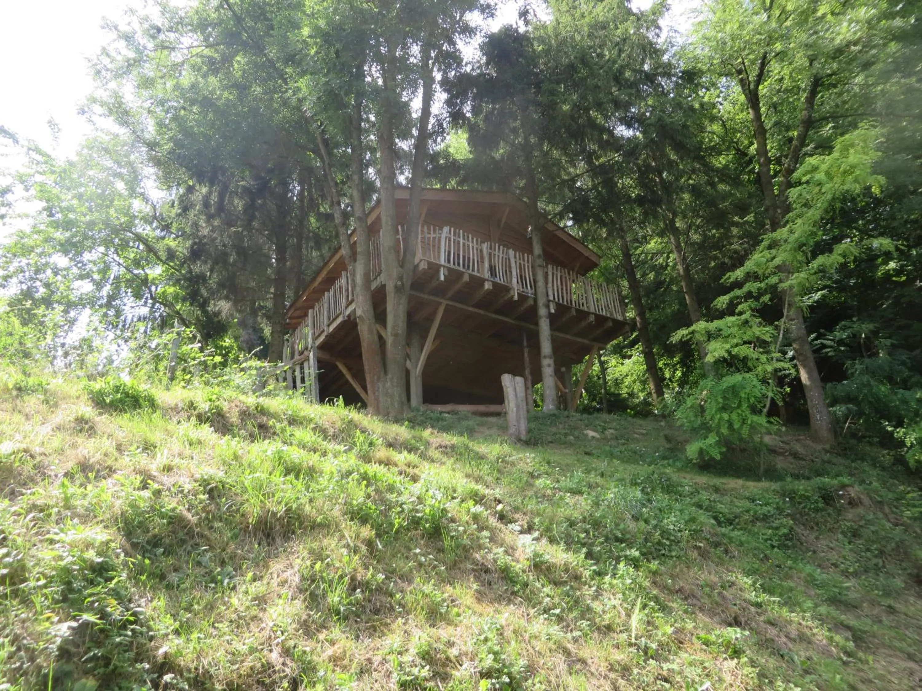 Facade/entrance in La Cabane aux Sapins