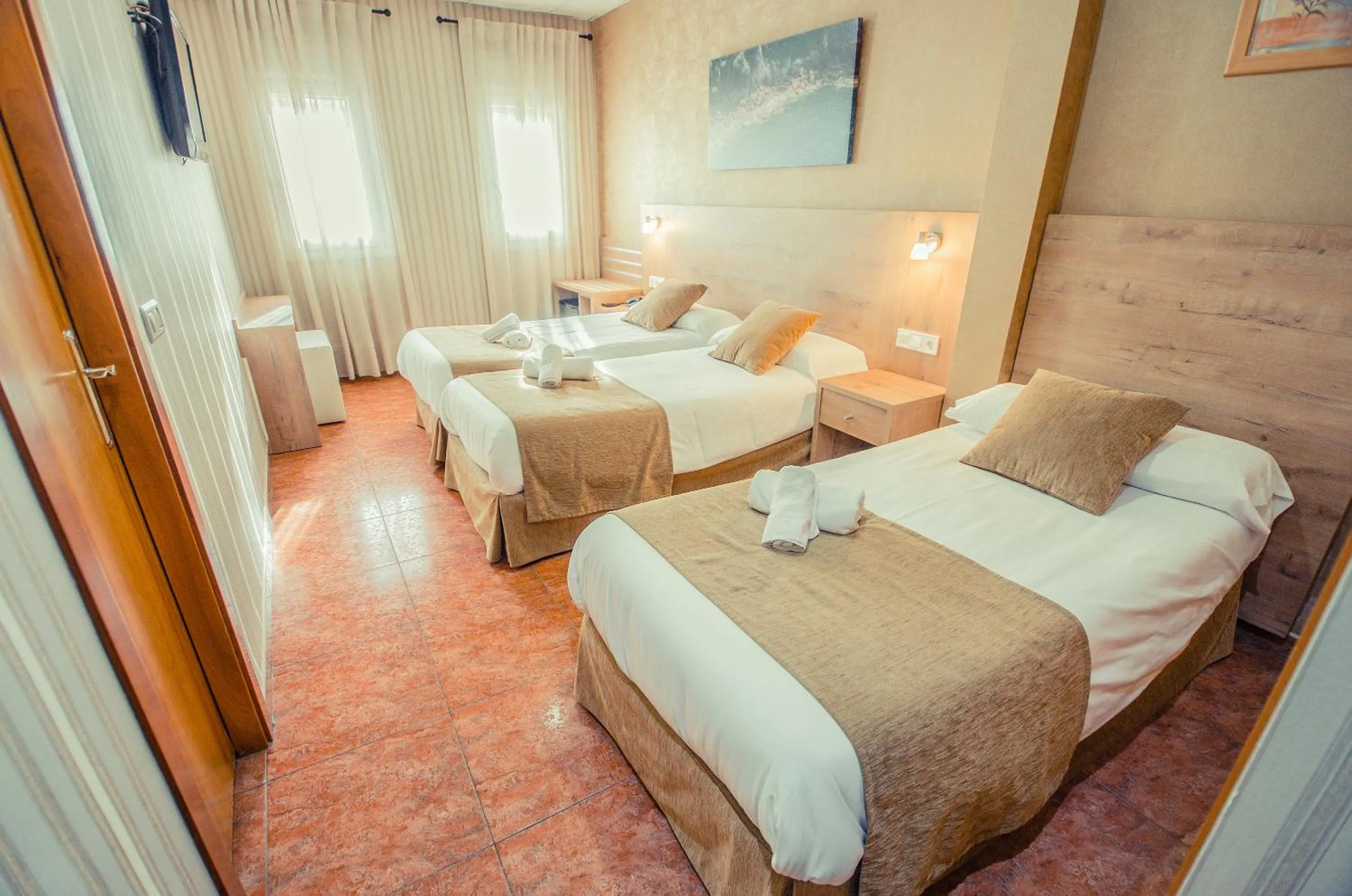 Bedroom, Bed in Hotel Solymar