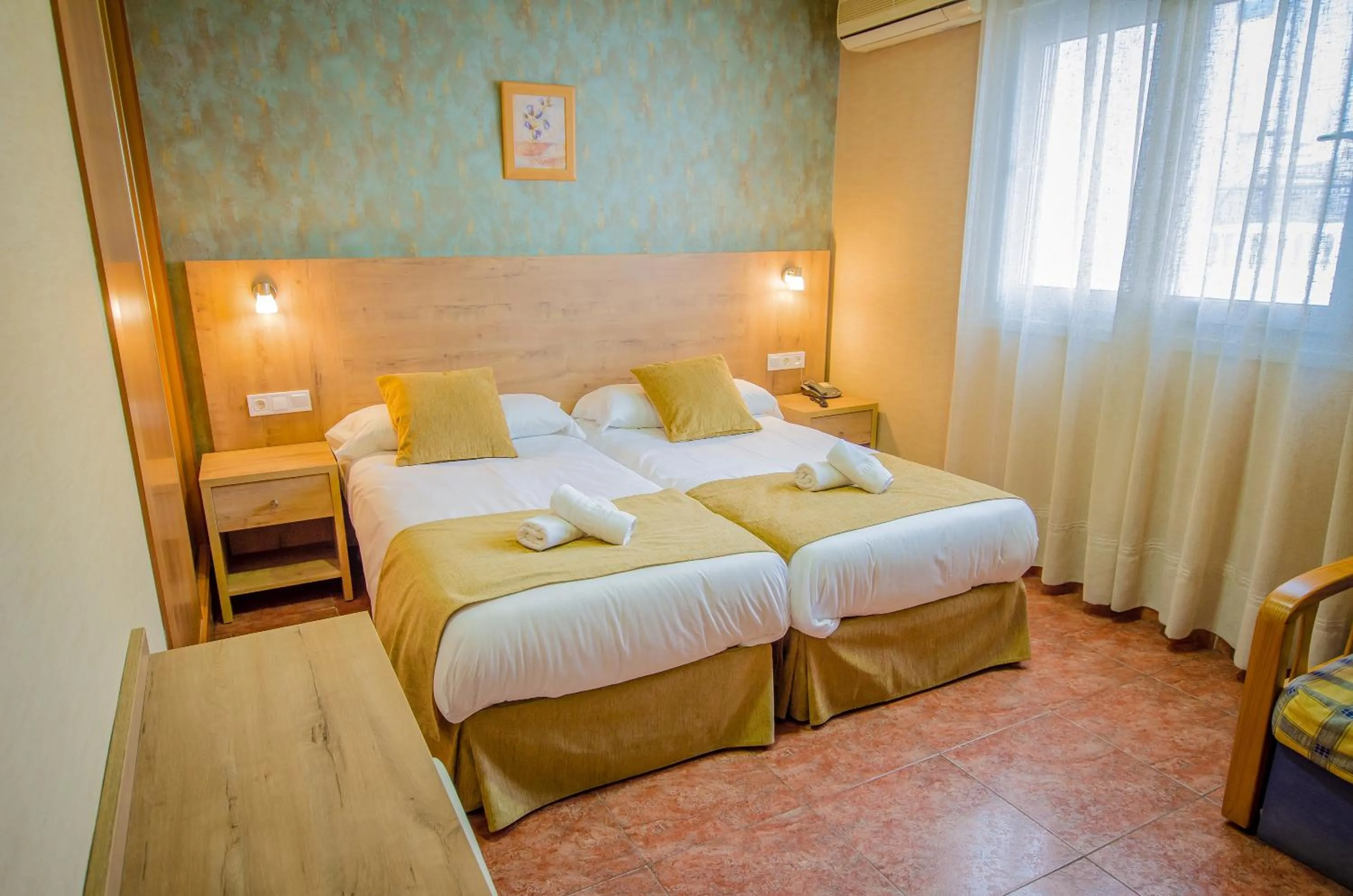 Bedroom, Bed in Hotel Solymar