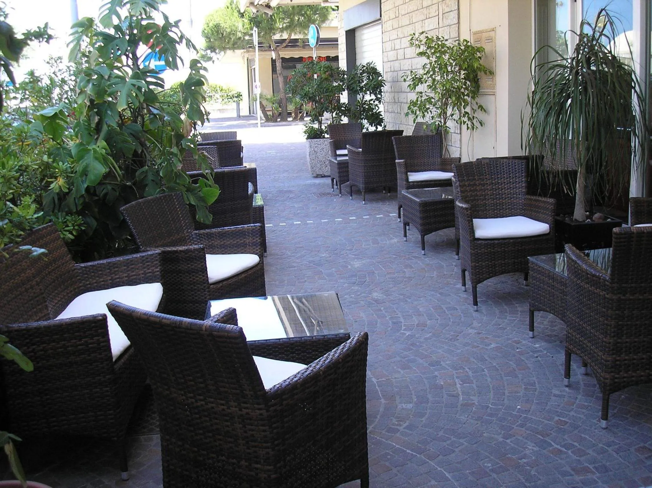 Patio in Hotel Playa
