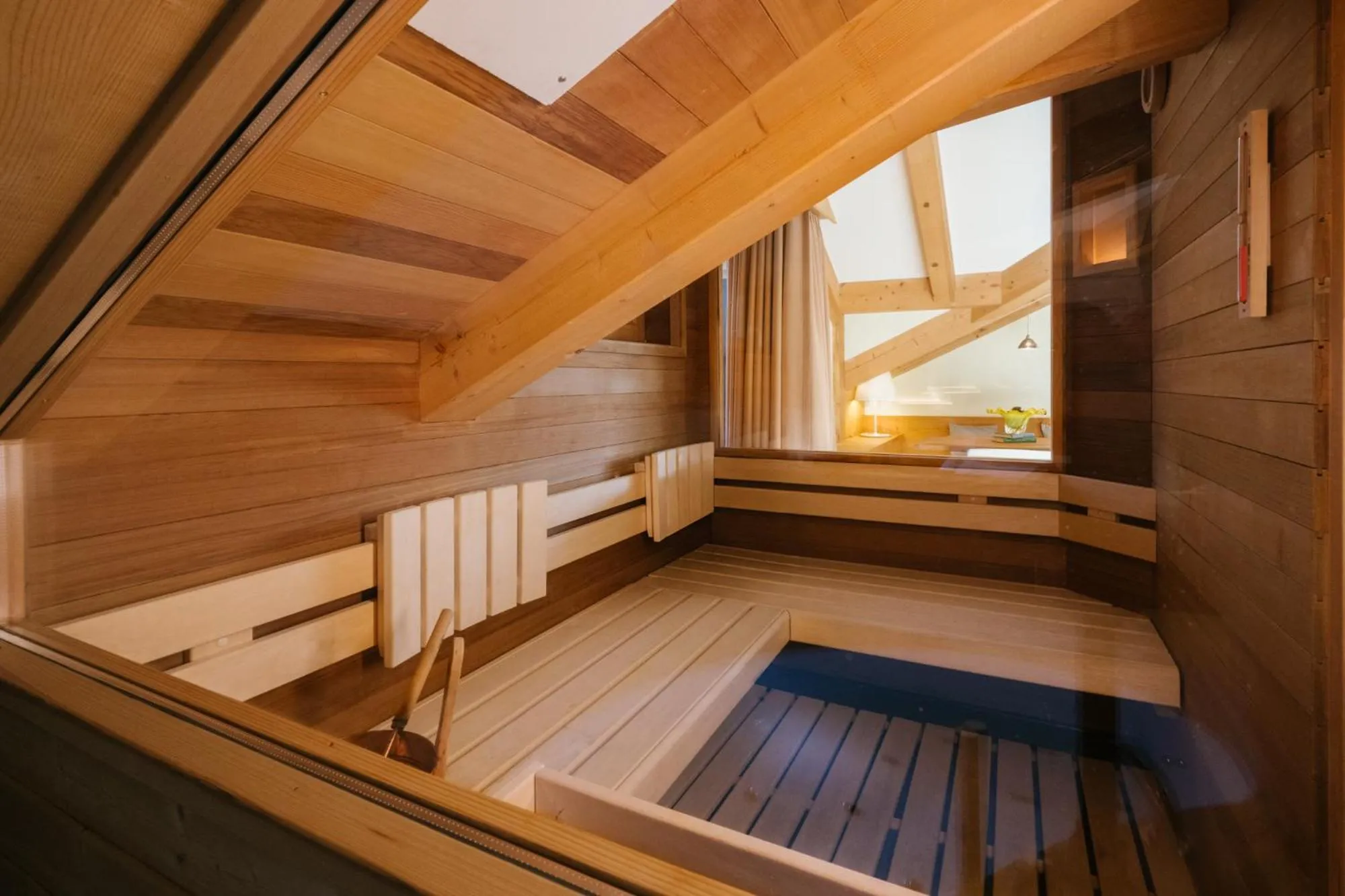 Sauna in Maribel Hotel