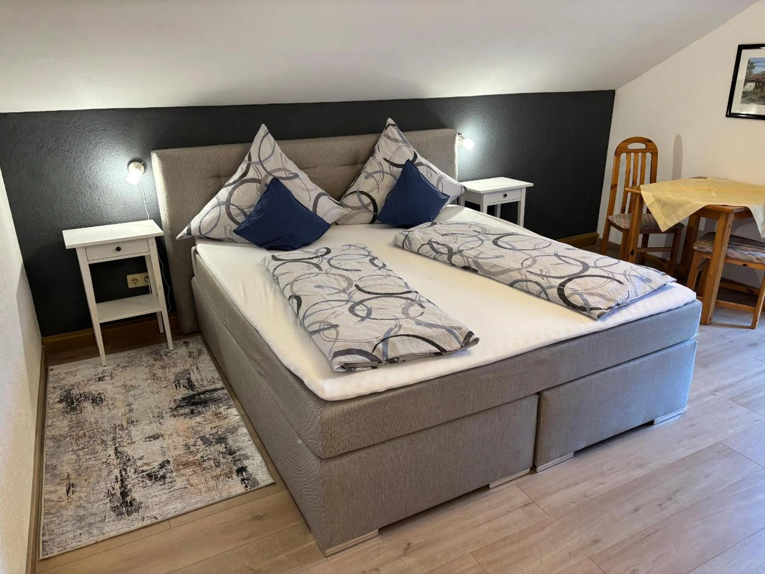 Bedroom, Bed in Ferienwohnungen Schellein