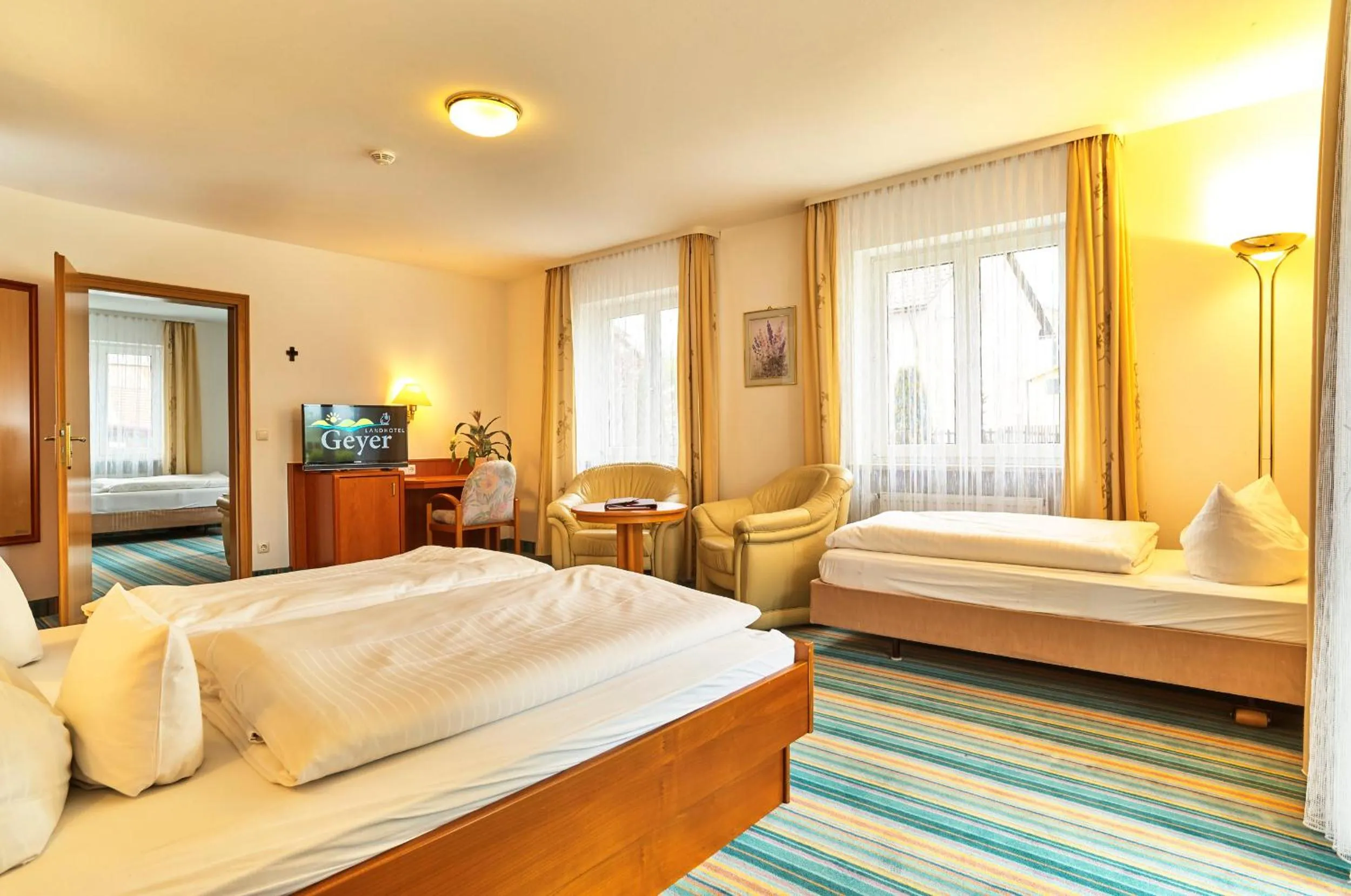 Photo of the whole room, Bed in Landhotel Geyer