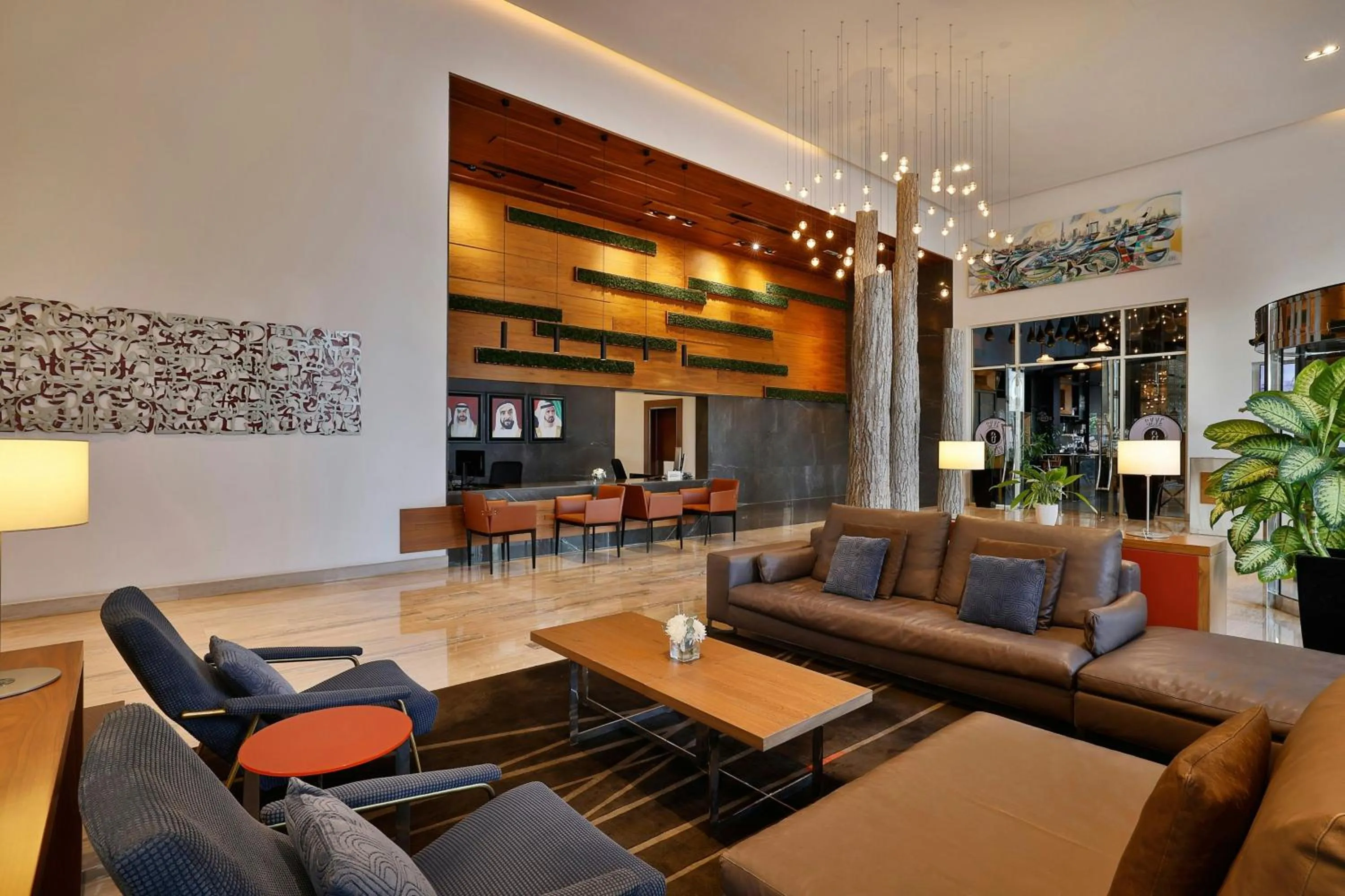 Lobby or reception in Marriott Executive Apartments Dubai Creek