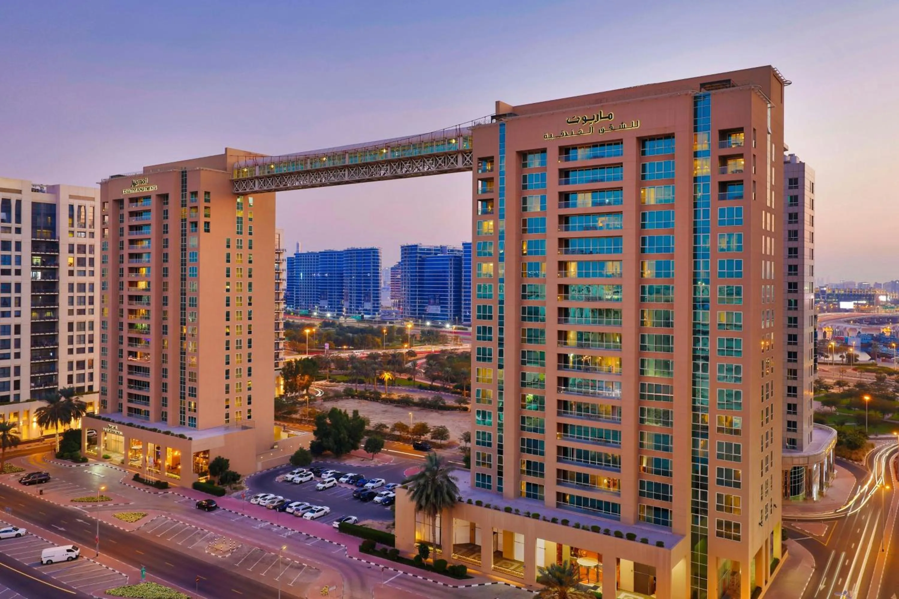Property building in Marriott Executive Apartments Dubai Creek