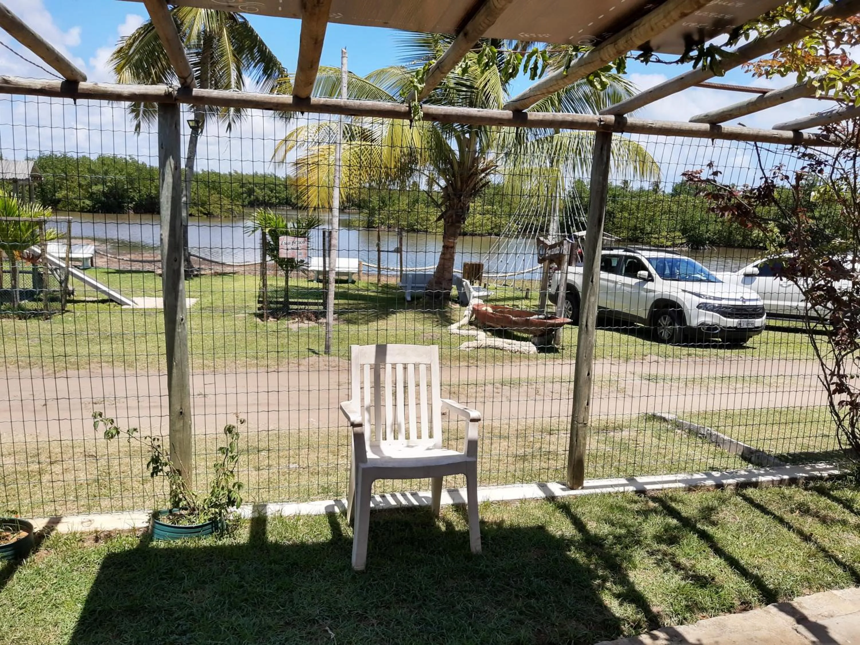 Children play ground in Encantos Pousada