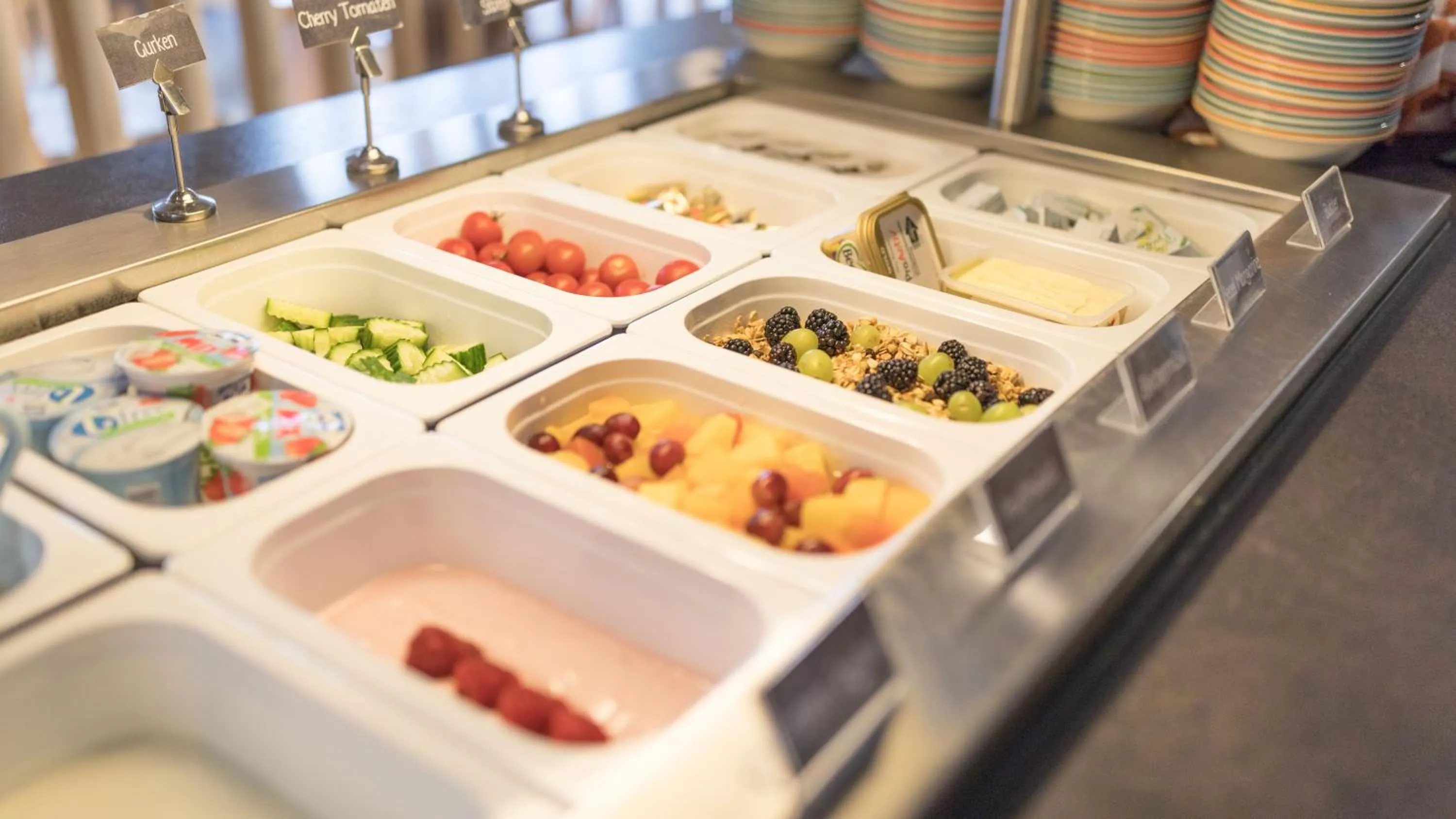 Buffet breakfast in JUFA Hotel Montafon