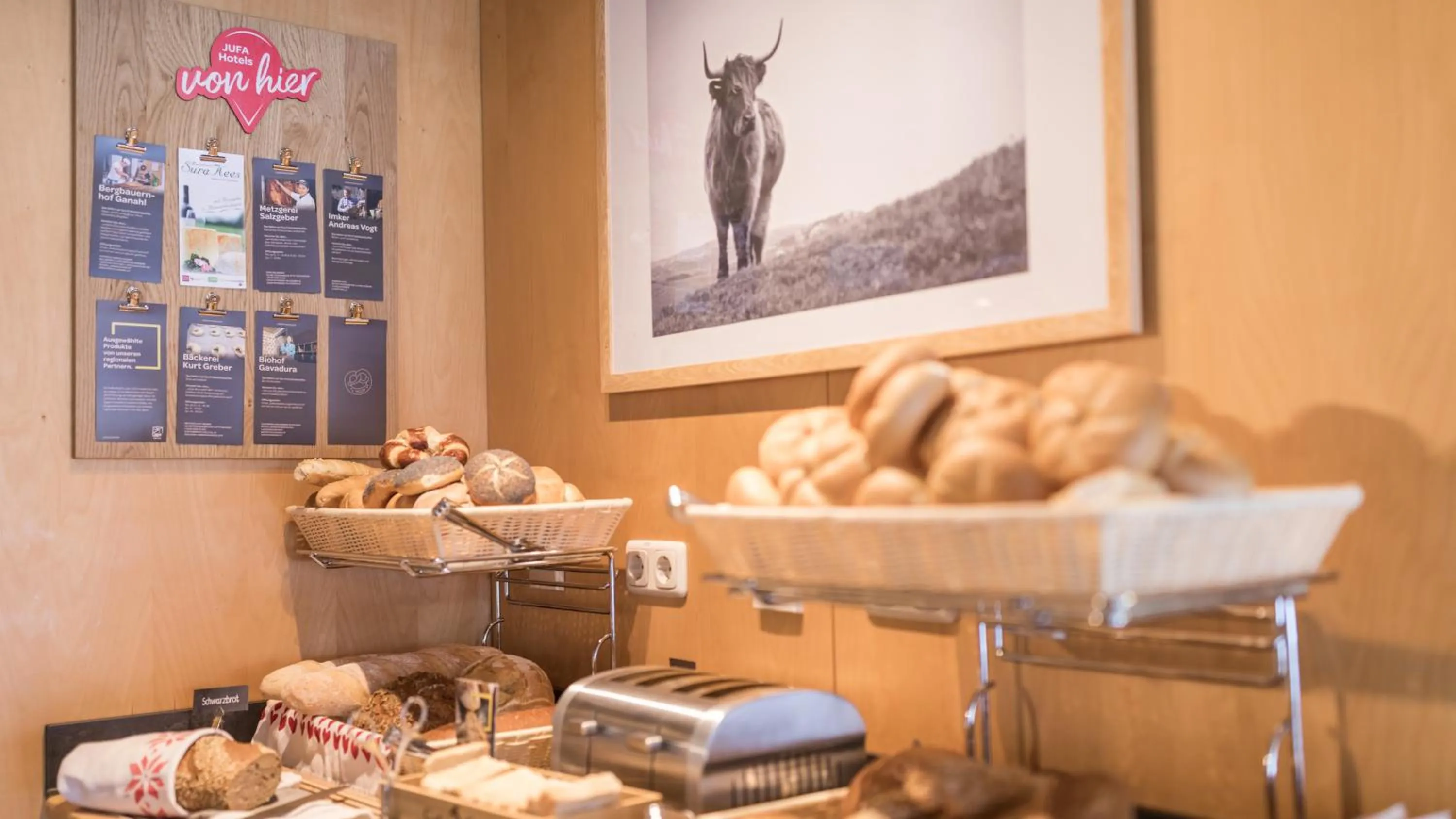 Buffet breakfast in JUFA Hotel Montafon