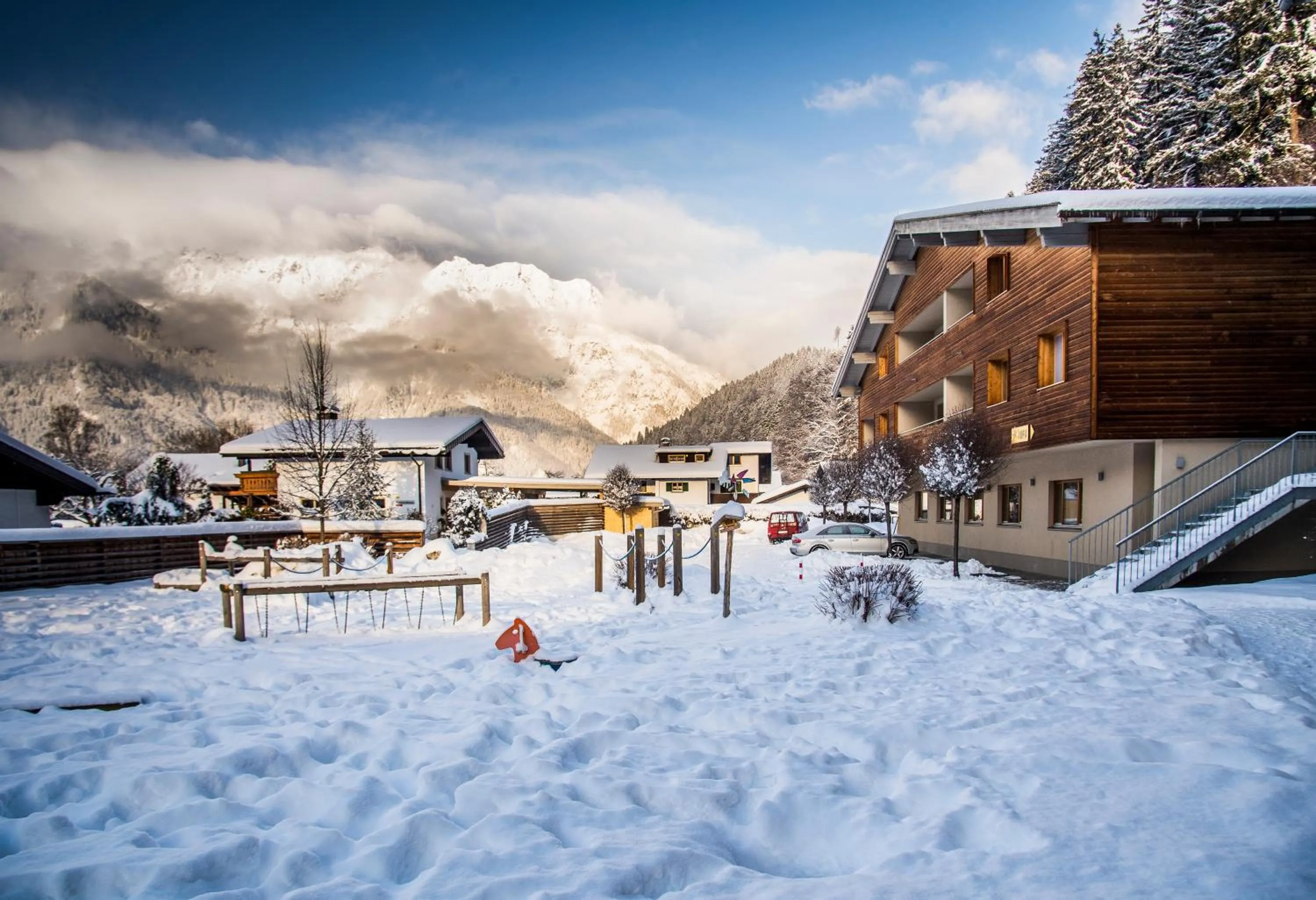Property building in JUFA Hotel Montafon