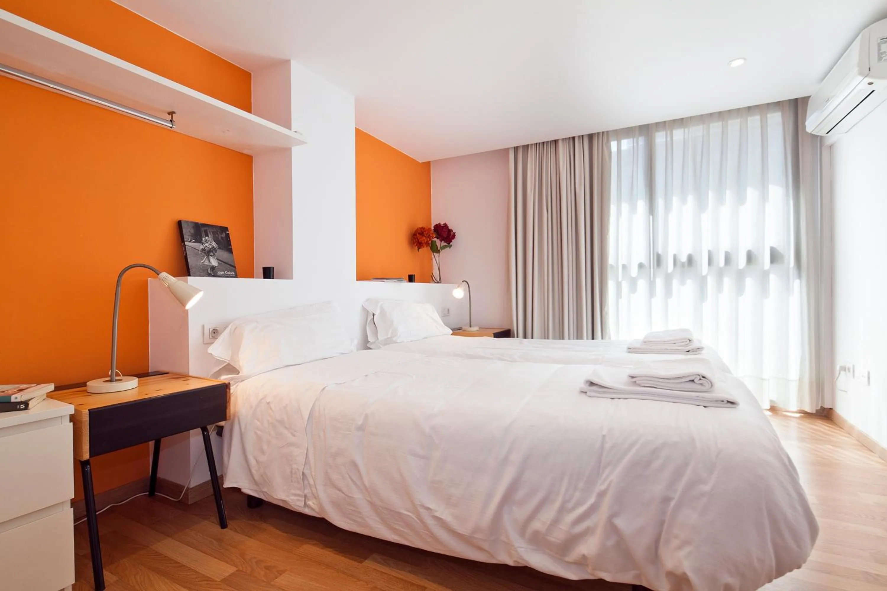 Bedroom, Bed in Inside Barcelona Apartments Sants