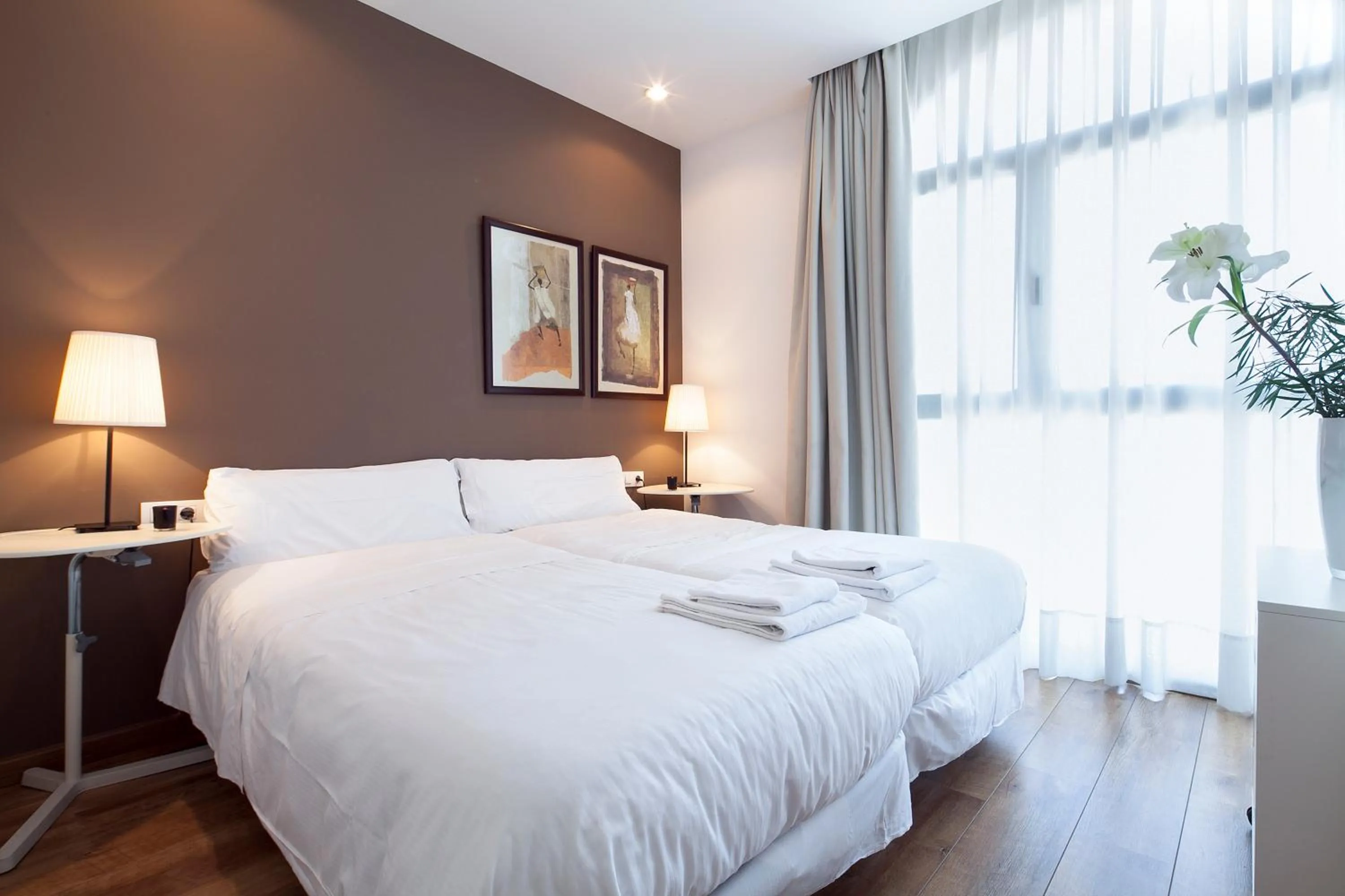 Bedroom, Bed in Inside Barcelona Apartments Sants