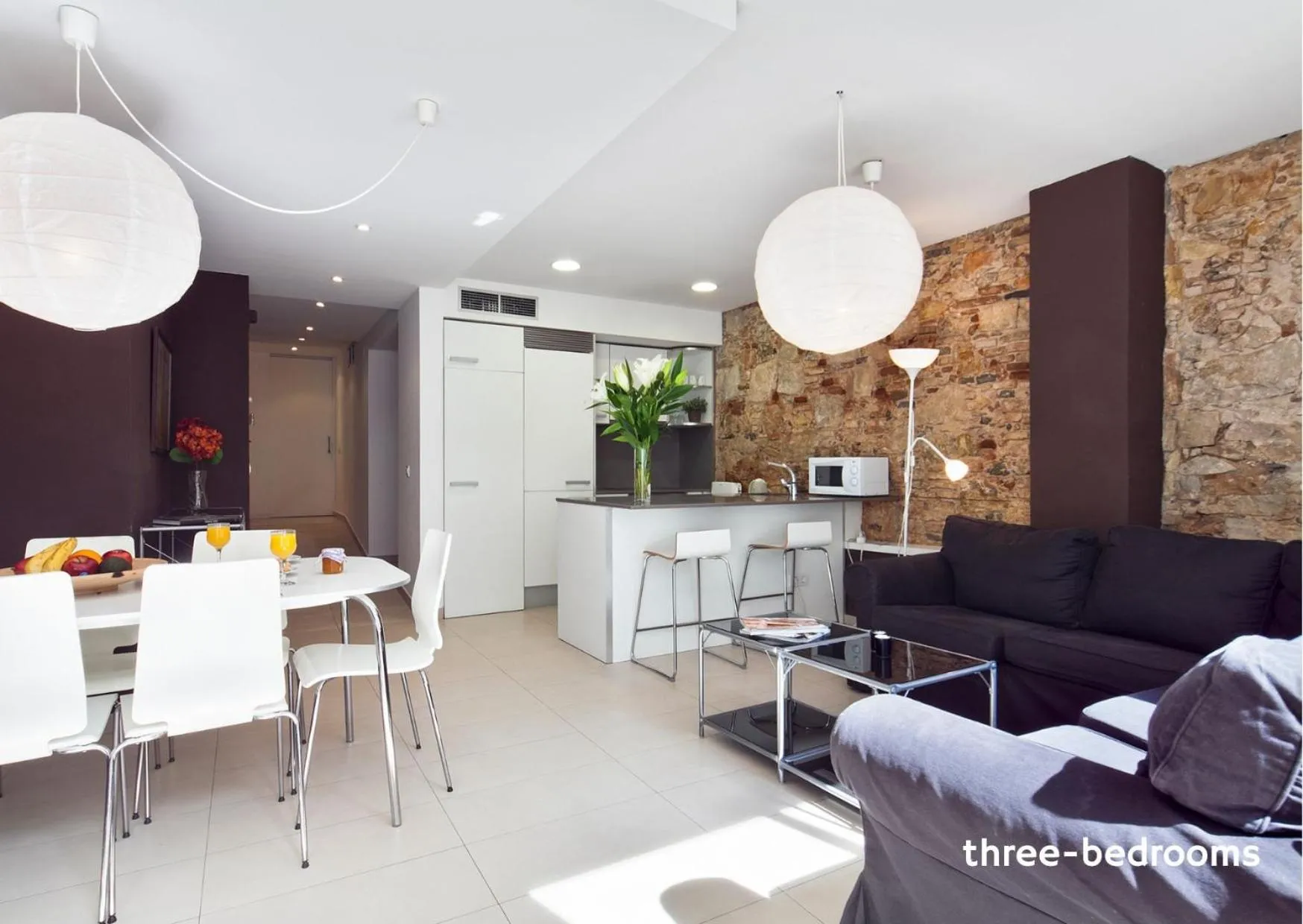 Kitchen or kitchenette in Inside Barcelona Apartments Sants