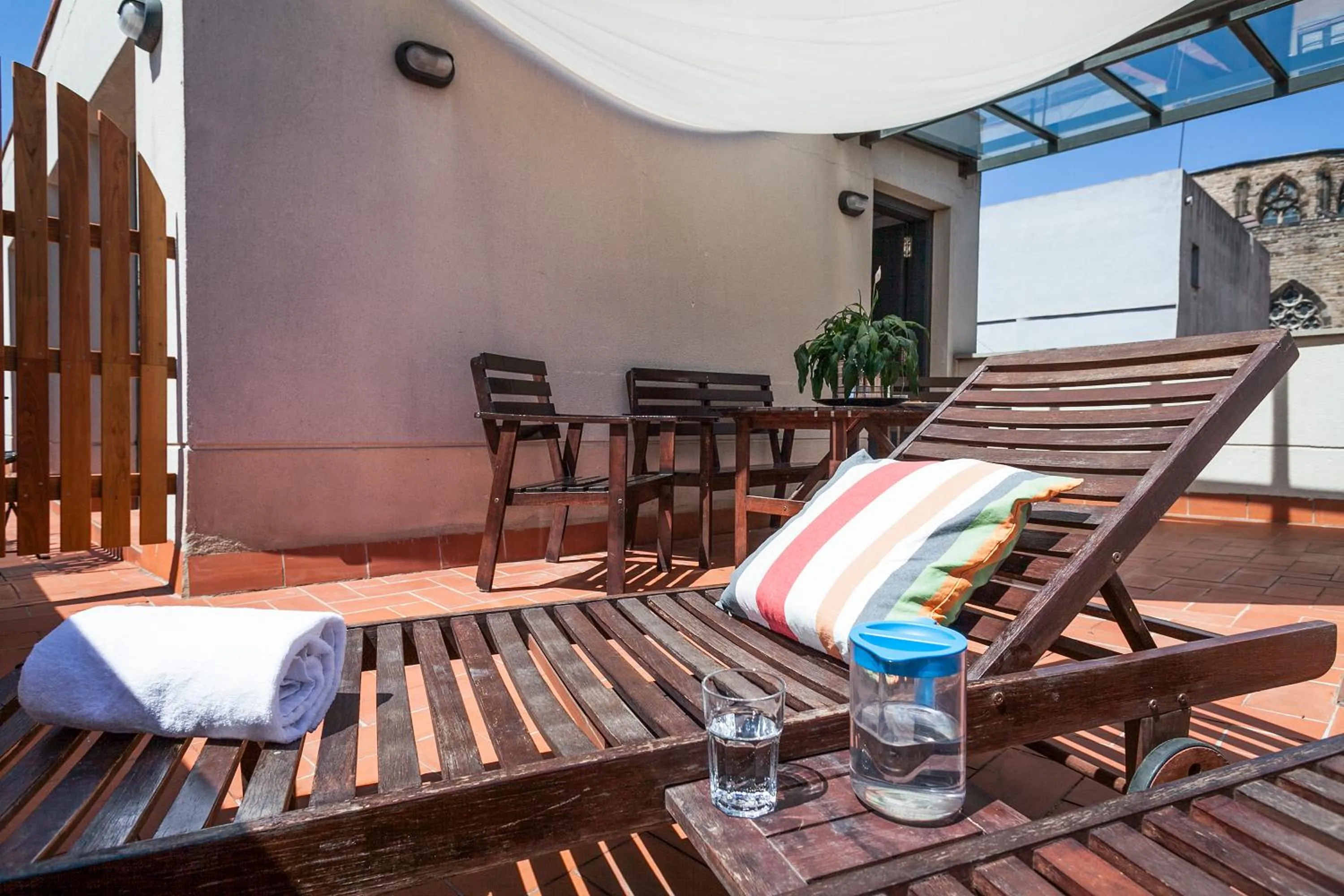 Balcony/Terrace in Inside Barcelona Apartments Esparteria
