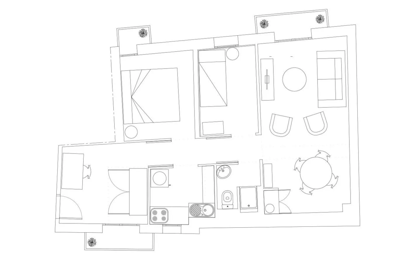 Floor plan in Inside Barcelona Apartments Esparteria