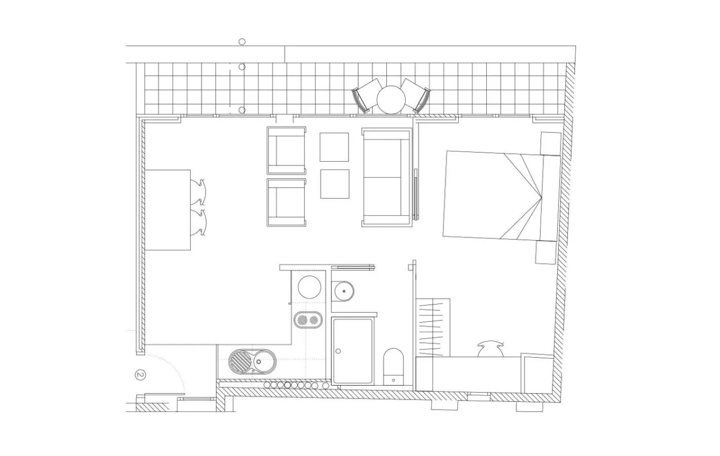 Floor plan in Inside Barcelona Apartments Esparteria