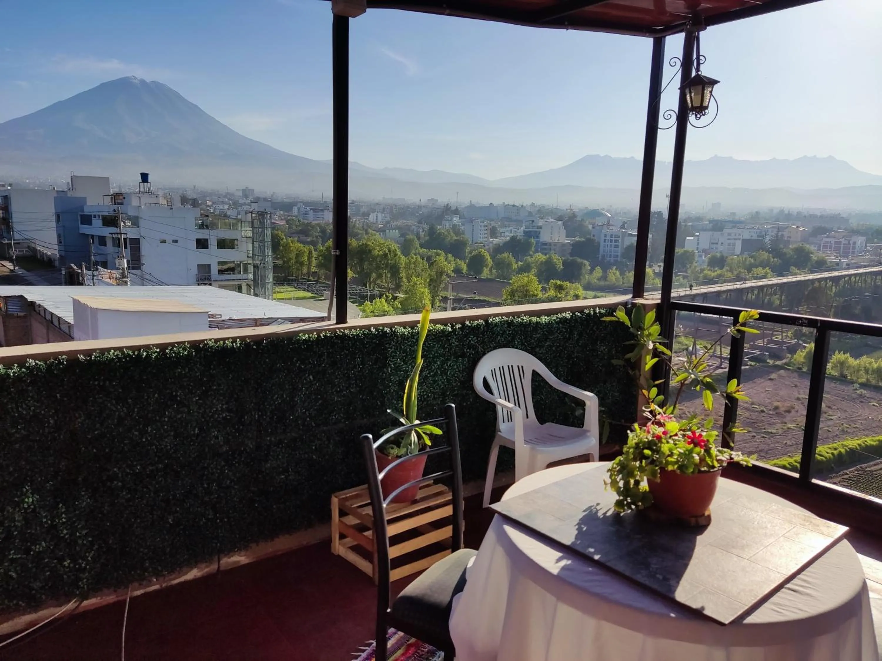 Bird's eye view in Casa Baraquel