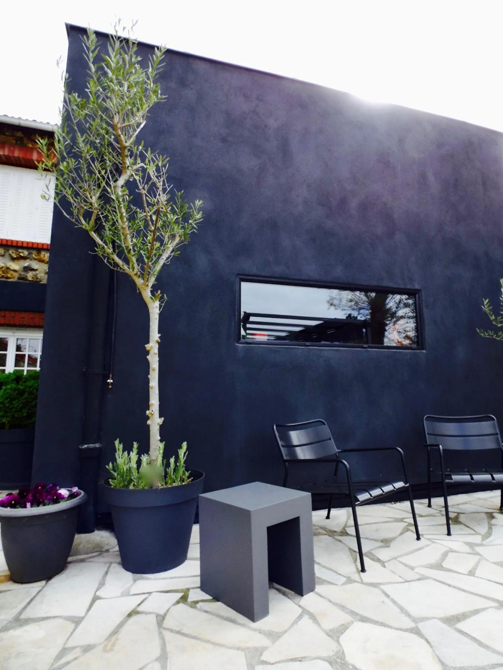 Garden view in Bed & Breakfast La Clepsydre