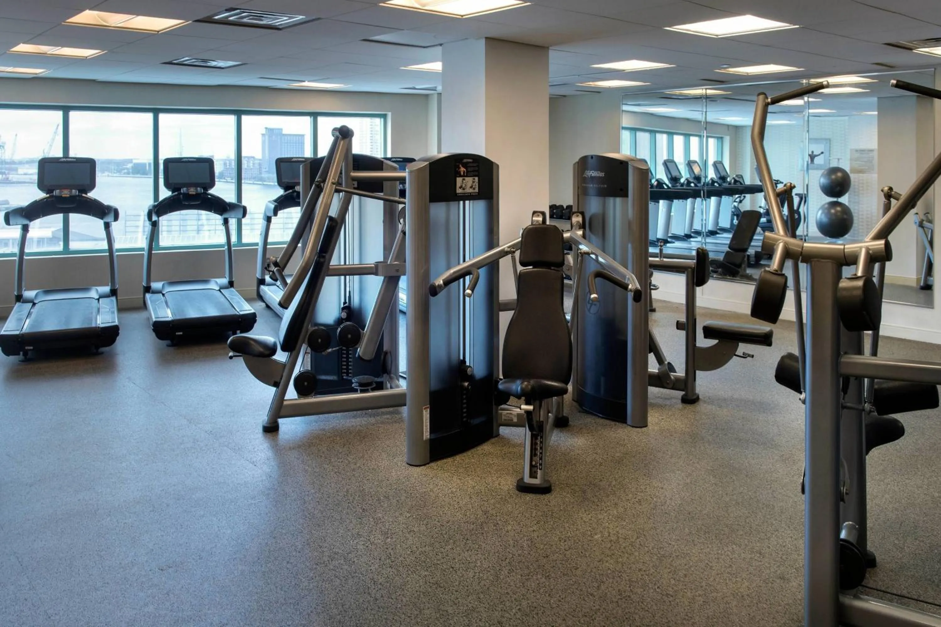 Fitness centre/facilities in Norfolk Waterside Marriott