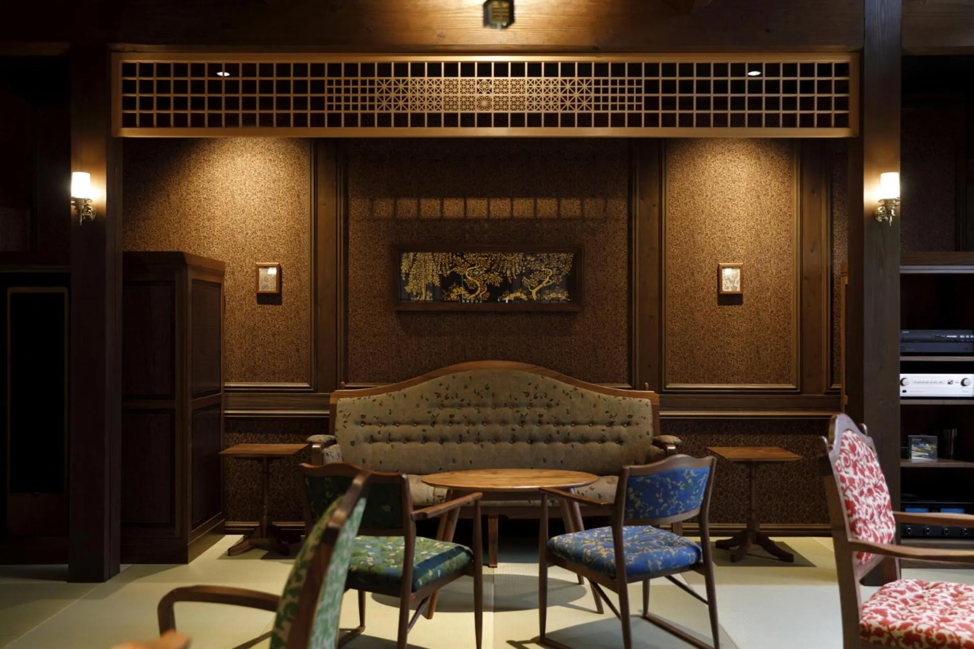 Lobby or reception in Yufuin Souan Kosumosu