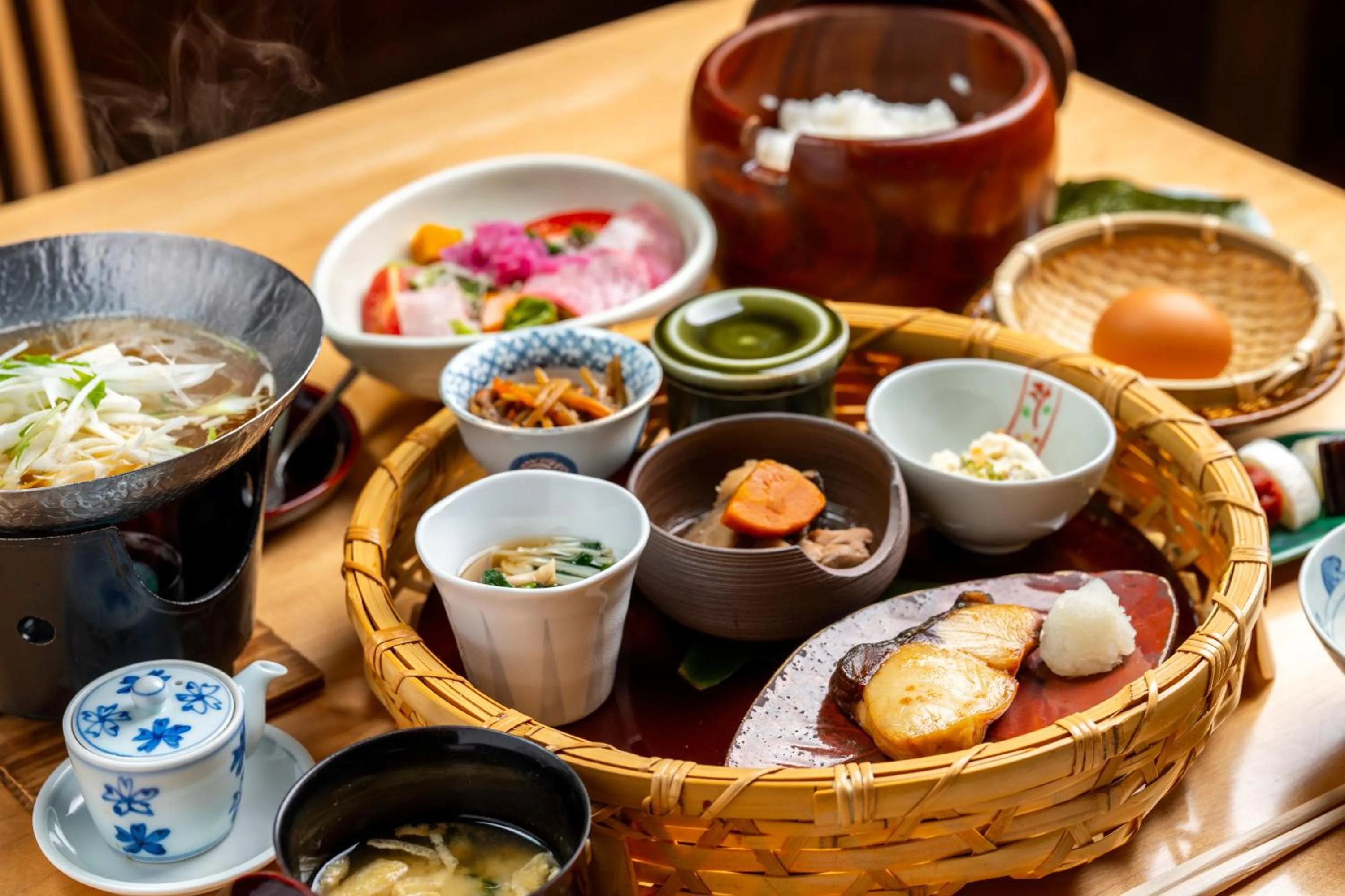 Breakfast in Yufuin Souan Kosumosu