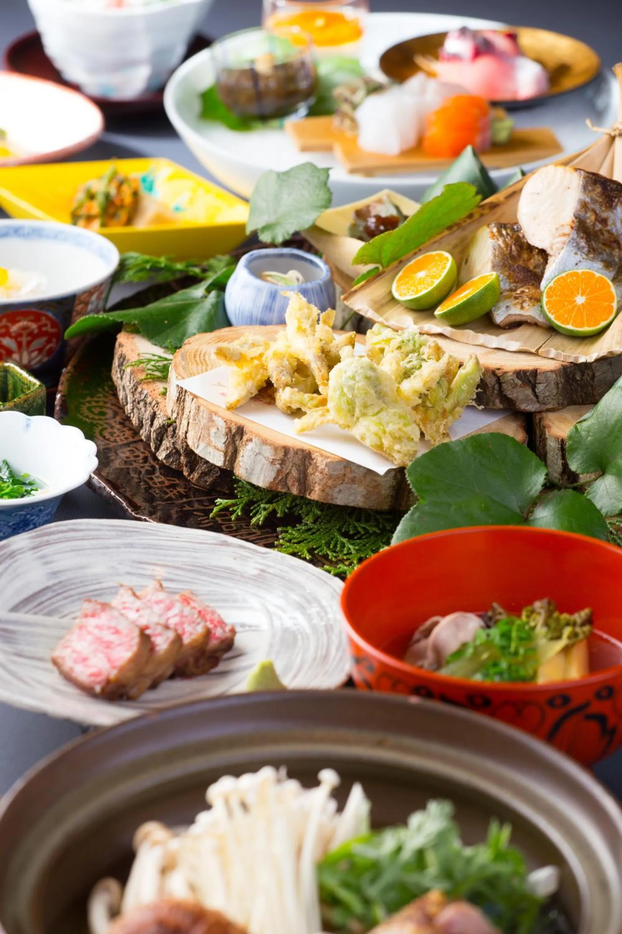 Food in Yufuin Souan Kosumosu