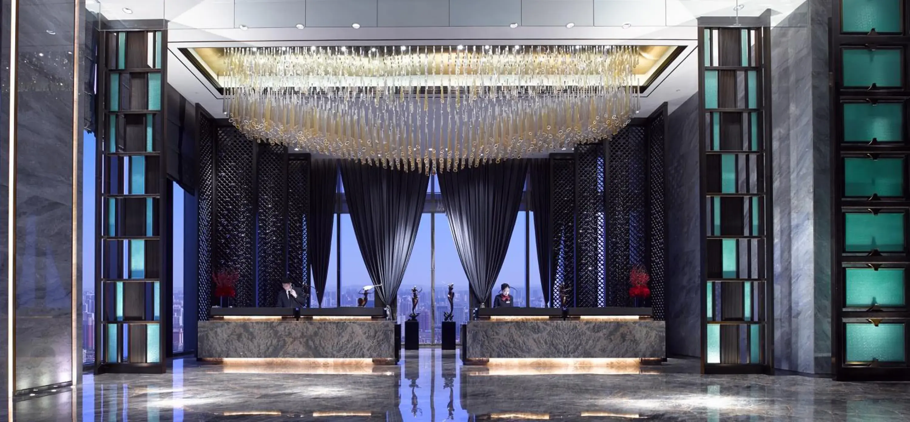 Lobby or reception in Wanda Vista Zhengzhou Lobby or reception in Wanda Vista Zhengzhou