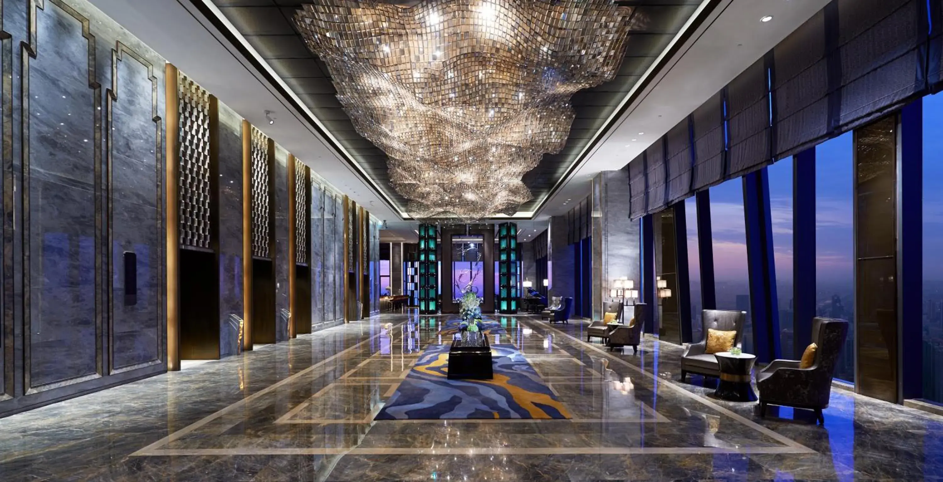 Lobby or reception in Wanda Vista Zhengzhou Lobby or reception in Wanda Vista Zhengzhou