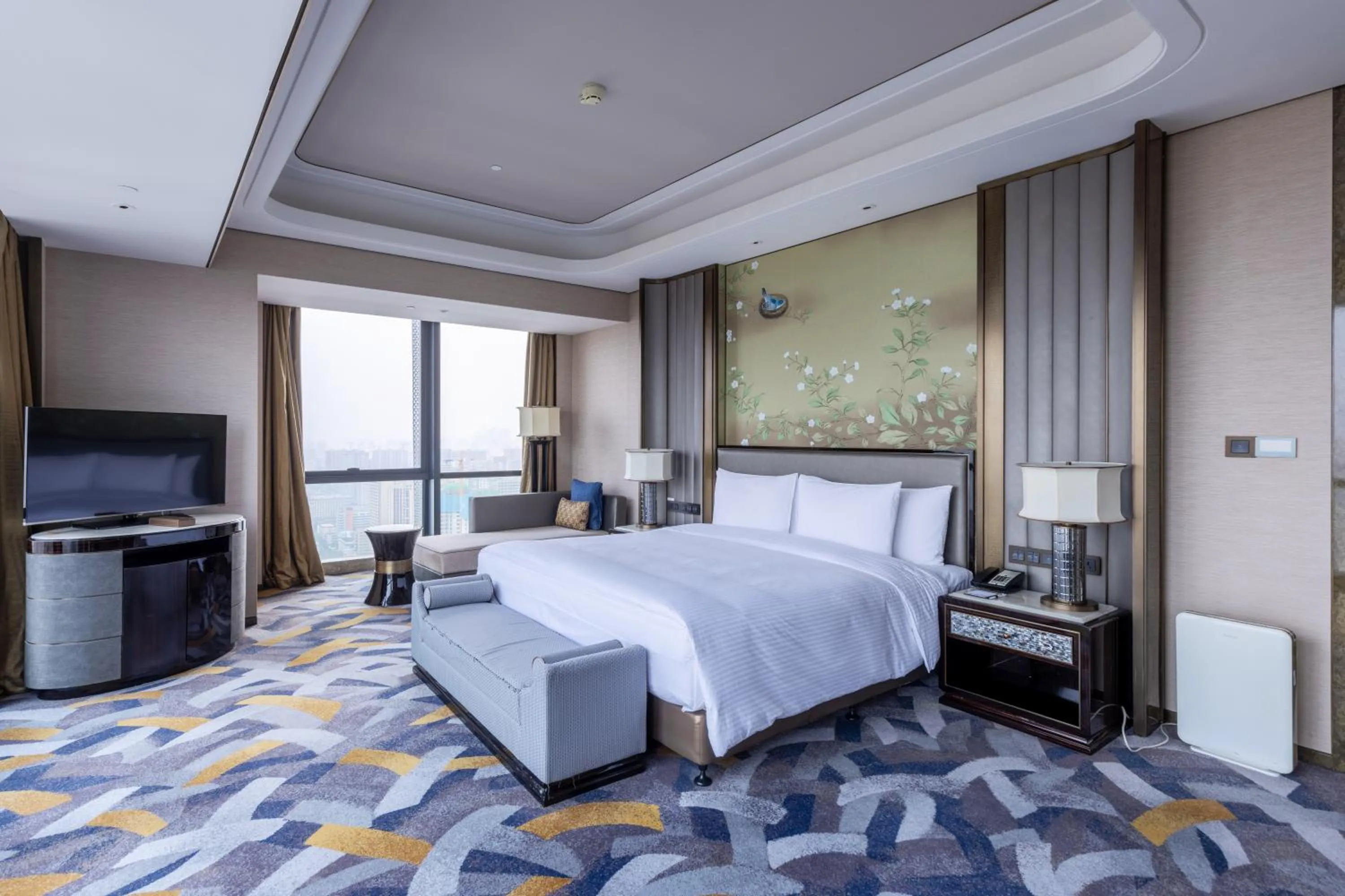 Bedroom, Bed in Wanda Vista Zhengzhou