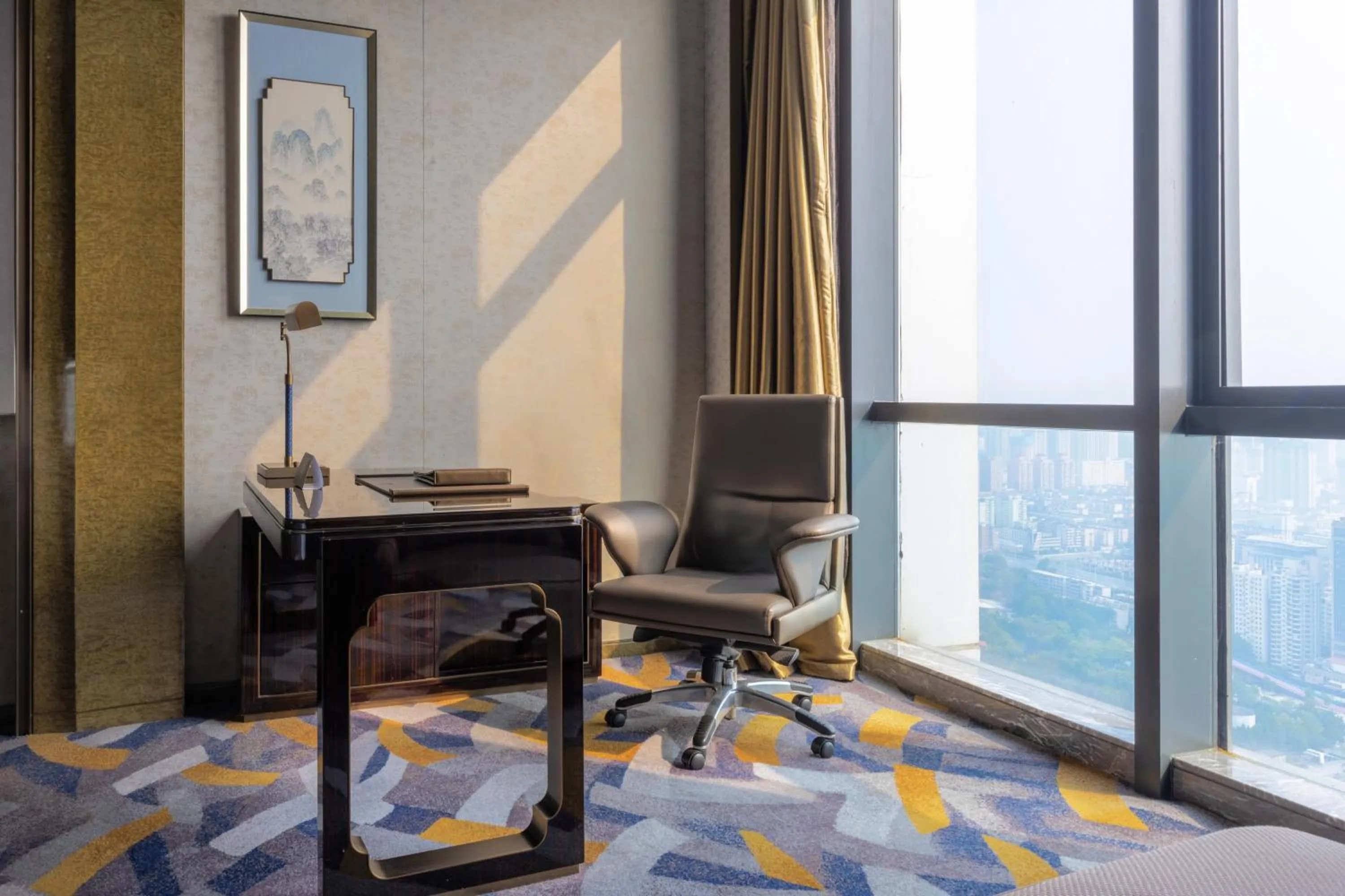 Seating area in Wanda Vista Zhengzhou