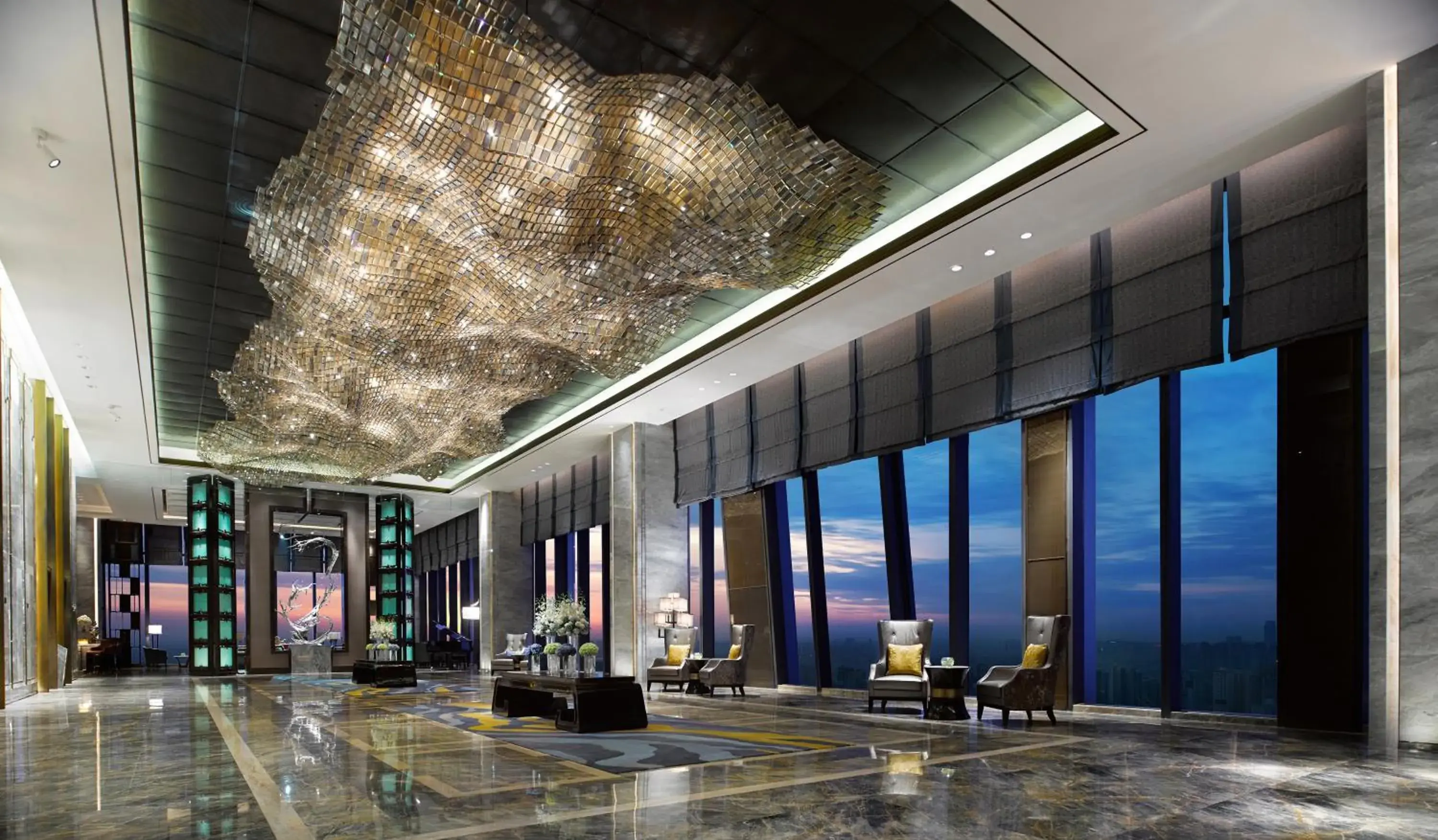 Lobby or reception in Wanda Vista Zhengzhou Lobby or reception in Wanda Vista Zhengzhou