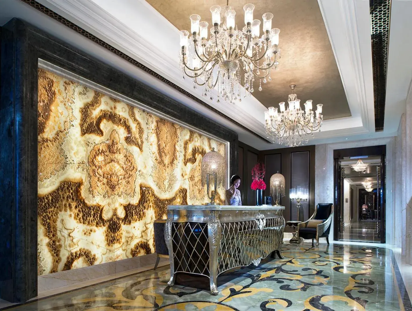 Lobby or reception in Wanda Vista Zhengzhou Lobby or reception in Wanda Vista Zhengzhou