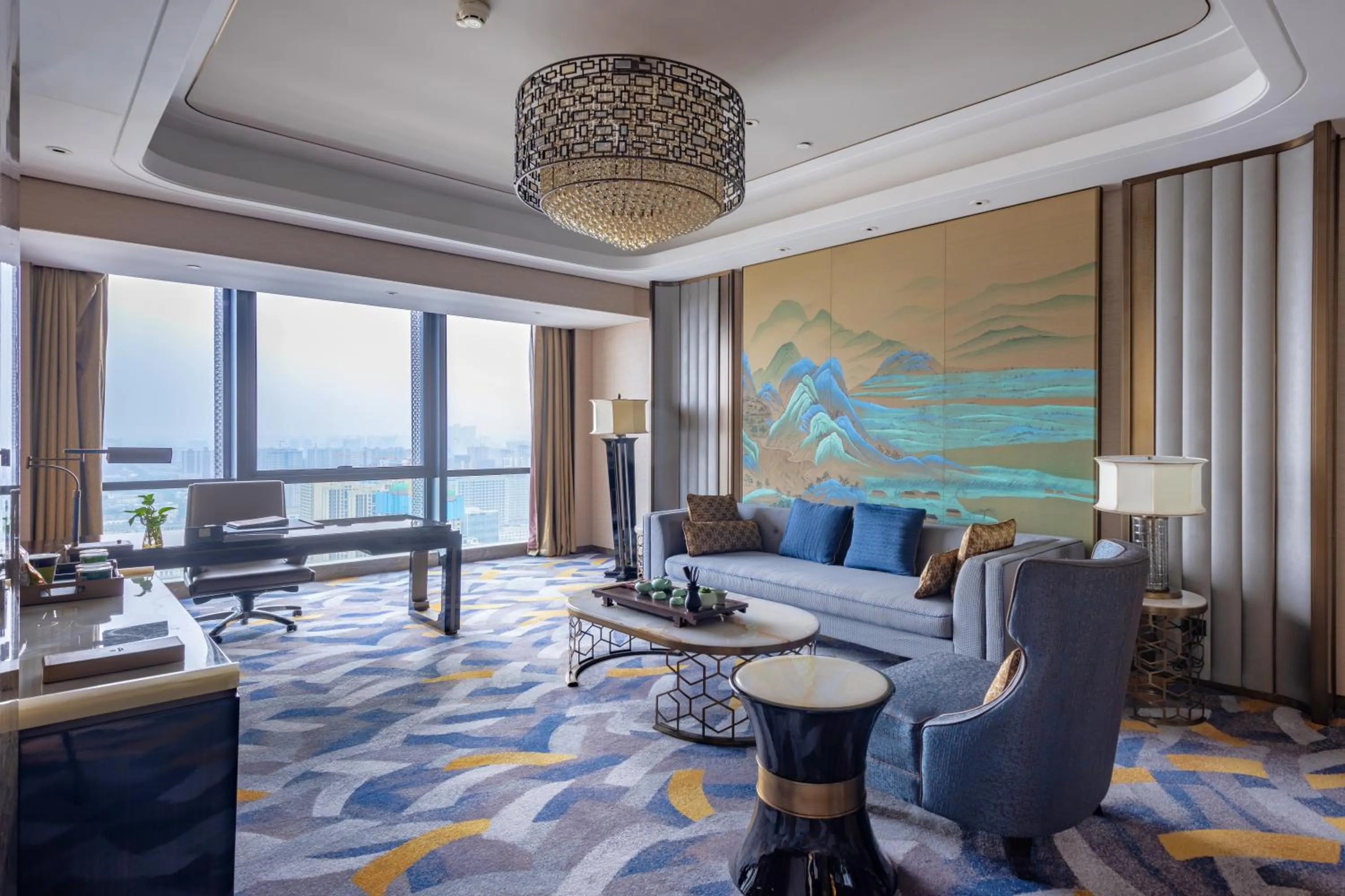 Living room in Wanda Vista Zhengzhou