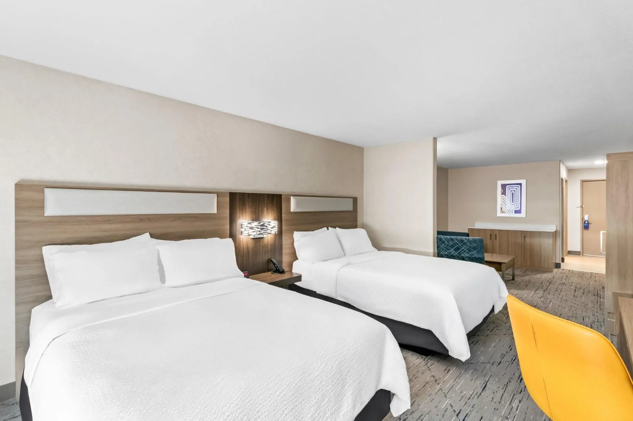 Photo of the whole room, Bed in Holiday Inn Express Hotel & Suites Council Bluffs - Convention Center Area by IHG