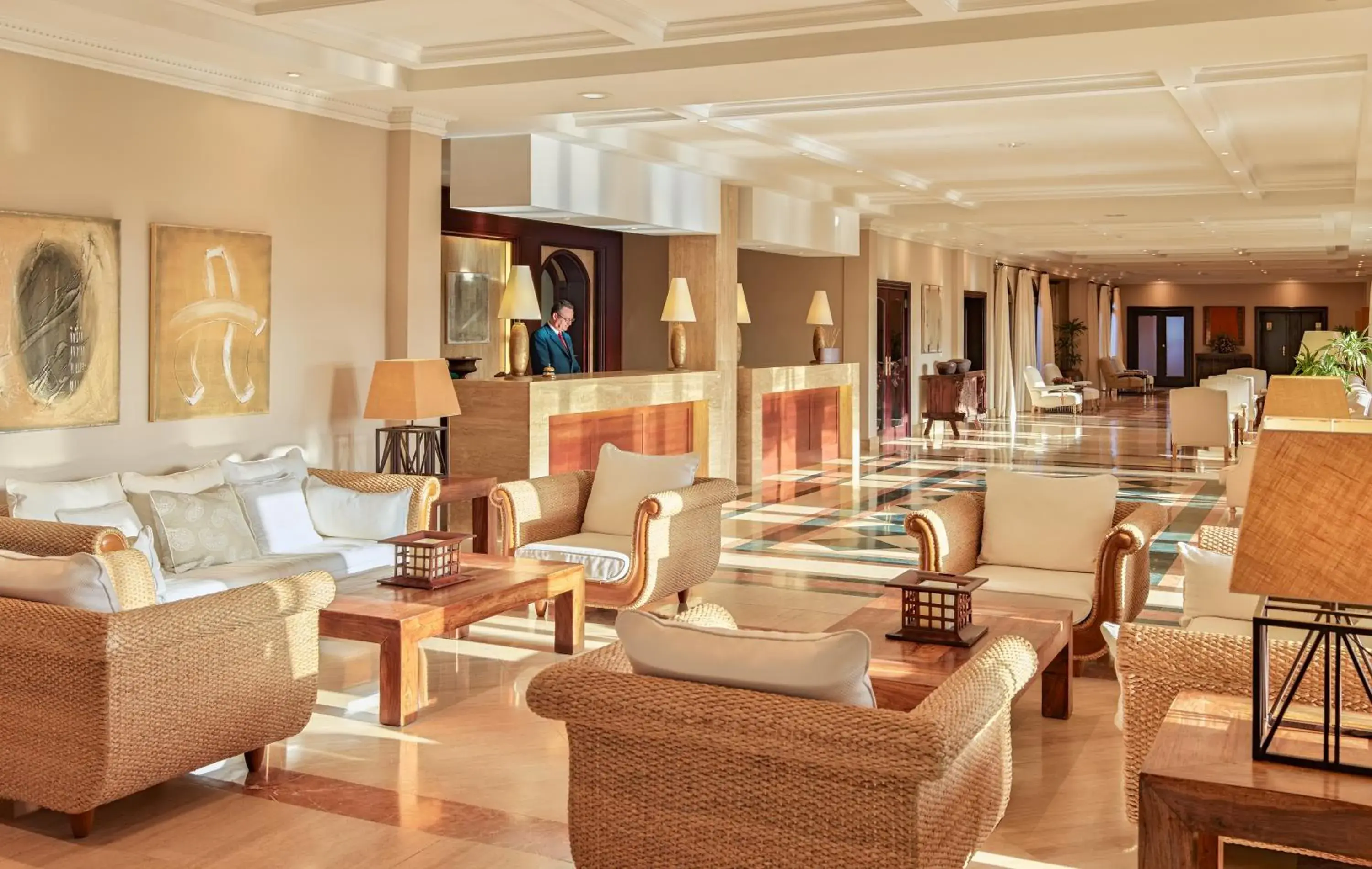 Lobby or reception in Hotel Las Madrigueras Golf Resort & Spa - Adults Only Lobby or reception in Hotel Las Madrigueras Golf Resort & Spa - Adults Only