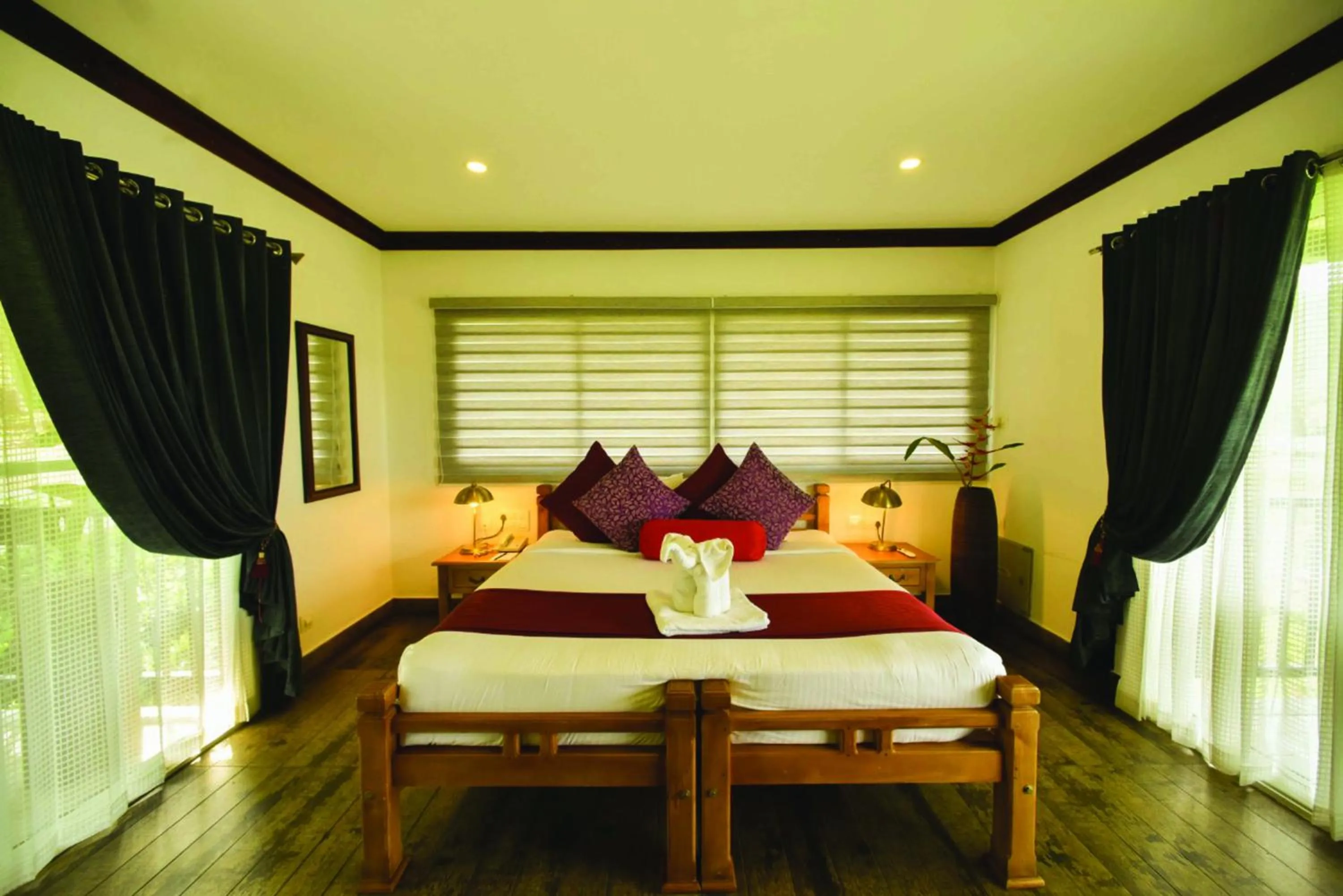 Bedroom, Bed in Wild Planet Jungle Resort