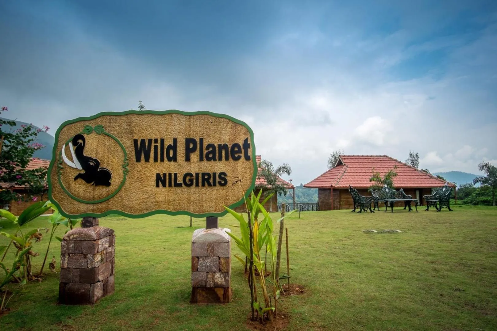 Property logo or sign in Wild Planet Jungle Resort
