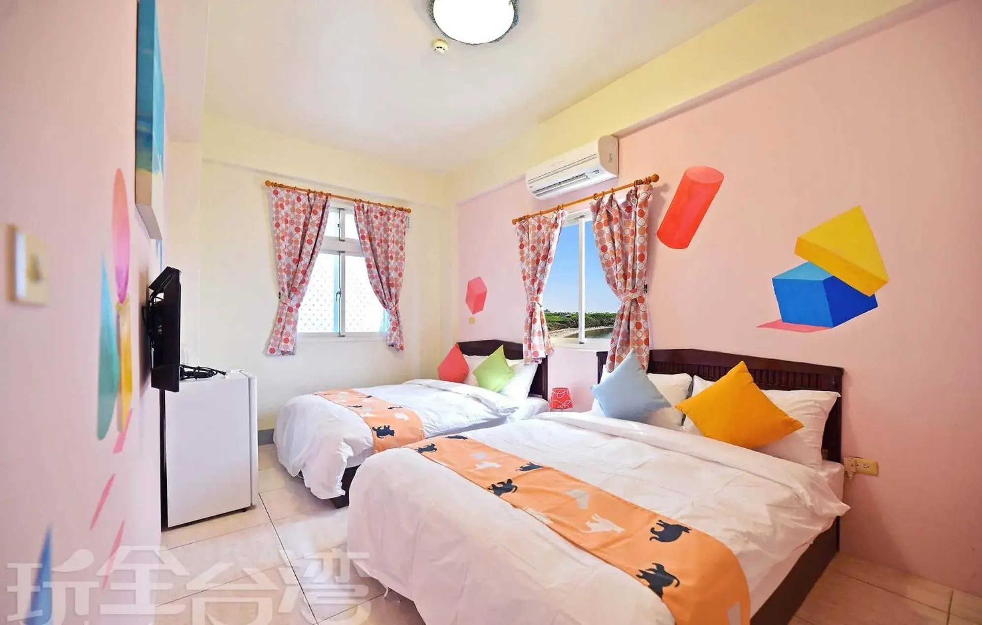 Quadruple Room with Sea View in Yan Hai De Dai B&B Quadruple Room with Sea View in Yan Hai De Dai B&B