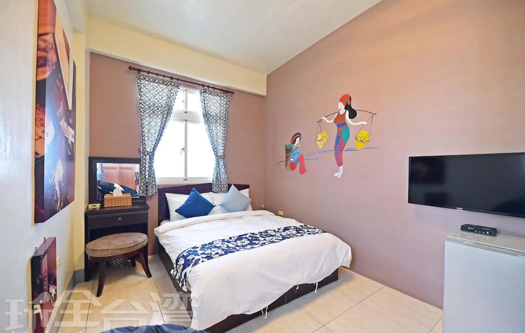 TV and multimedia, Bed in Yan Hai De Dai B&B