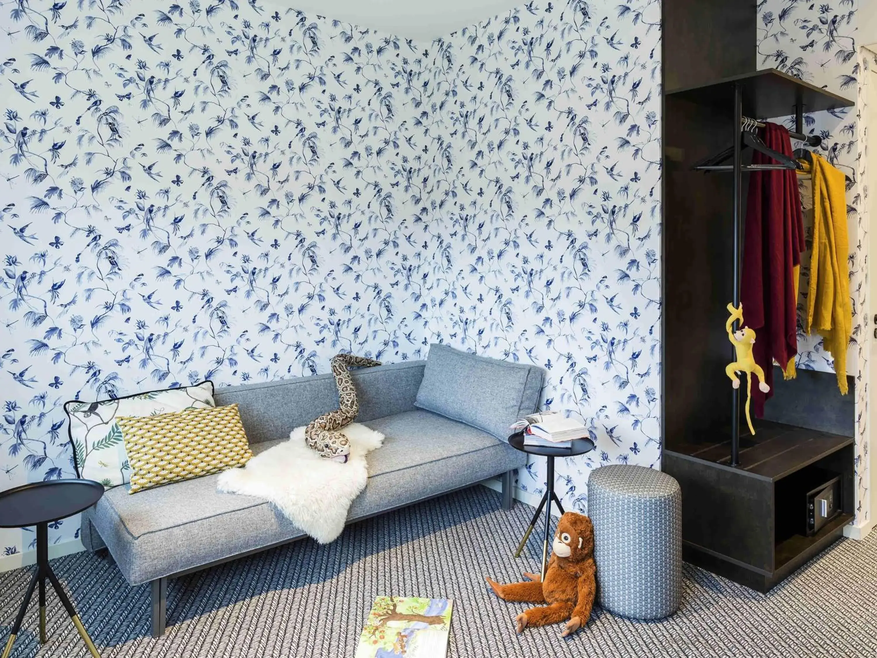 Bedroom in ibis Styles Amsterdam Airport Bedroom in ibis Styles Amsterdam Airport