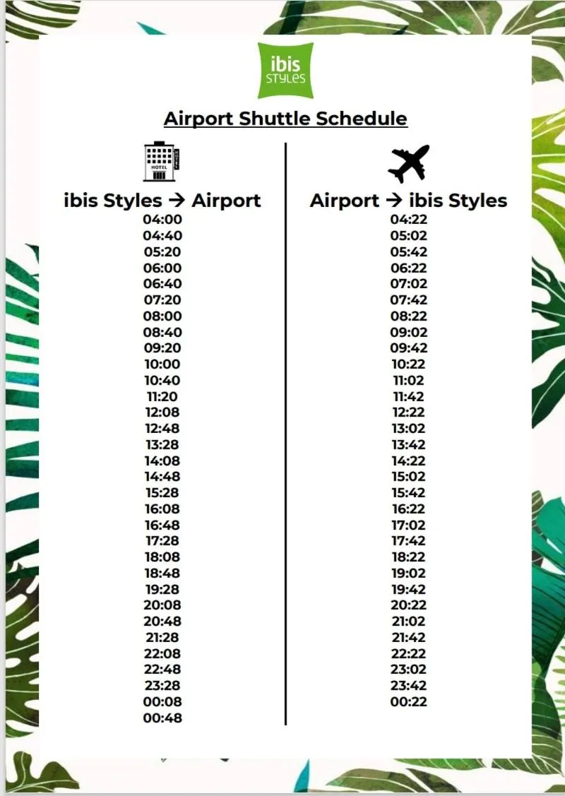 shuttle in ibis Styles Amsterdam Airport