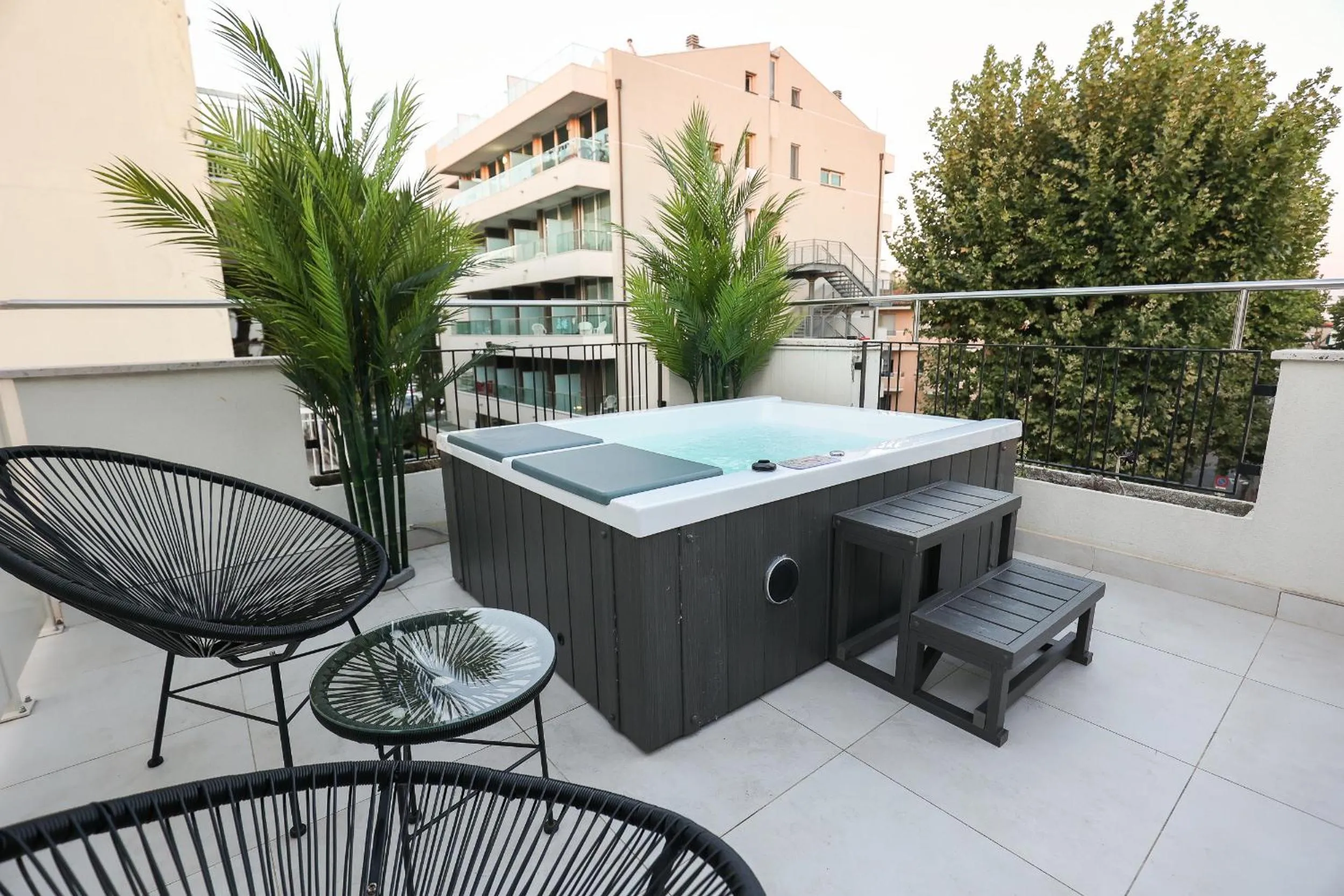 Patio in Hotel Cenisio