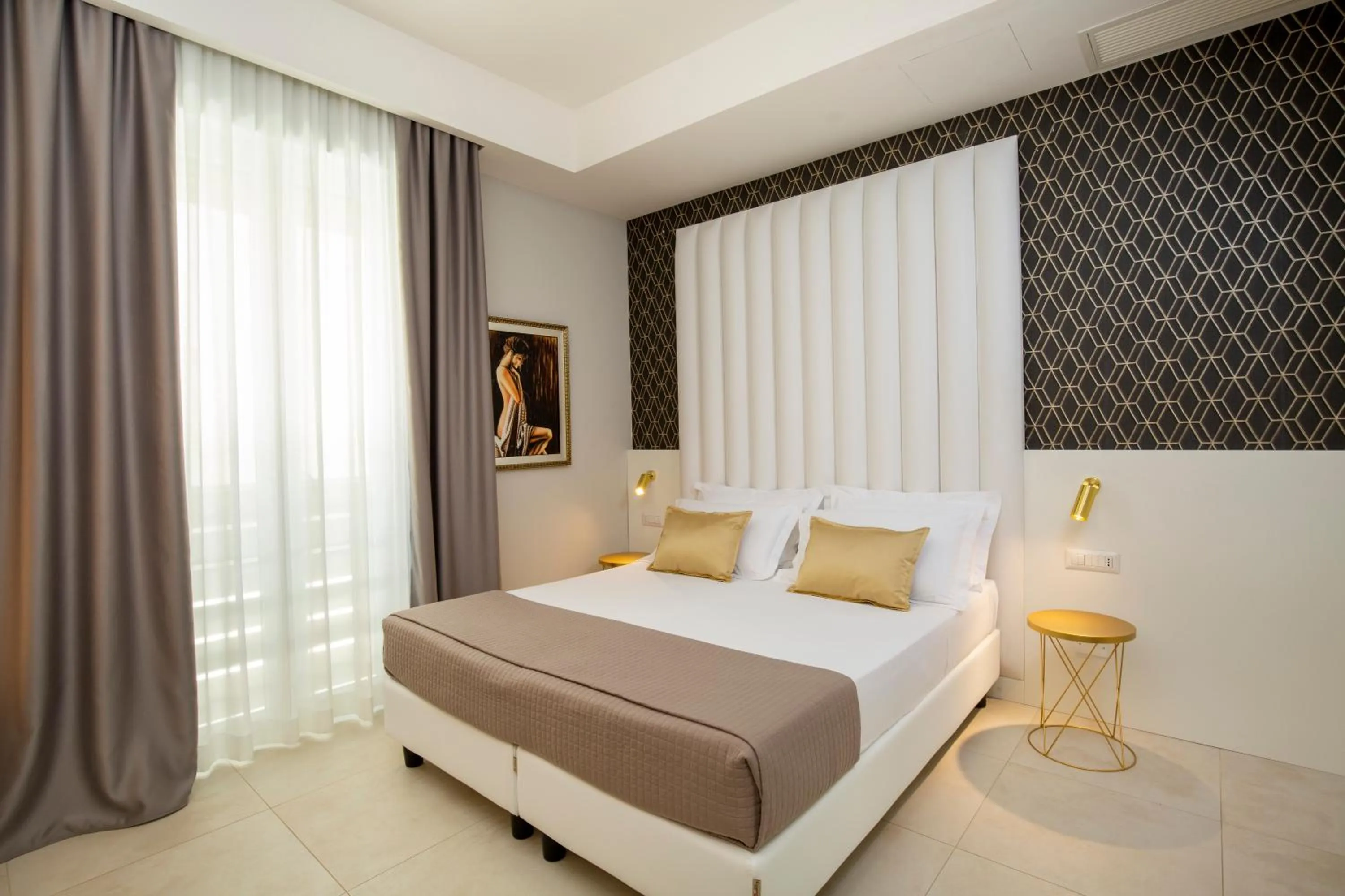 Bed in Hotel Cenisio