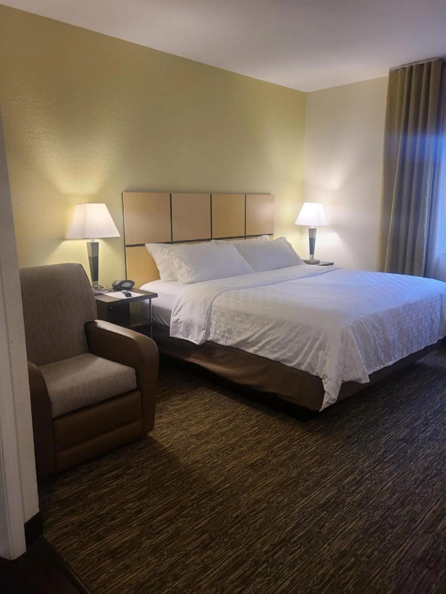 Photo of the whole room, Bed in Candlewood Suites Bismarck
