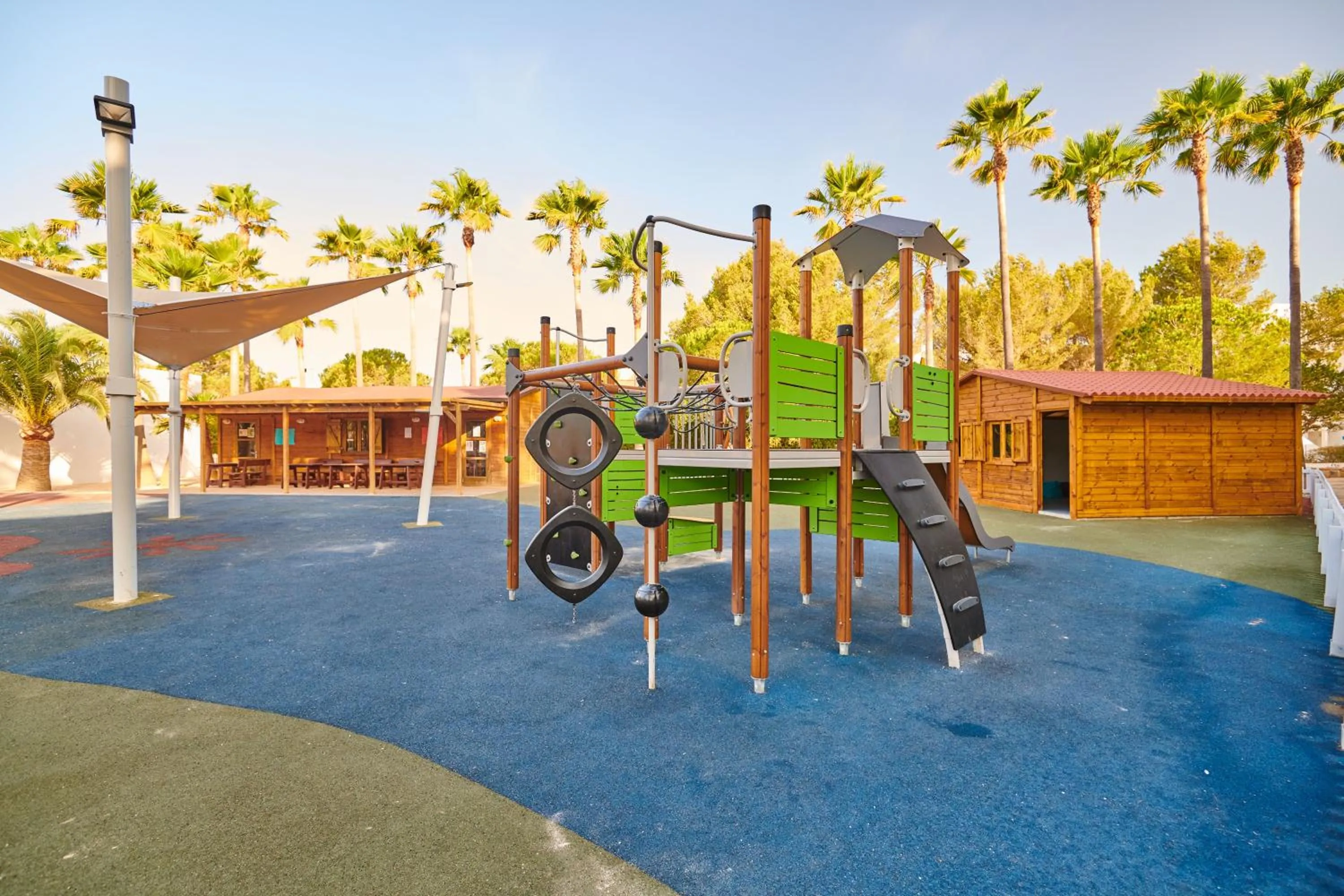 Children play ground in Hipotels Mediterraneo Club