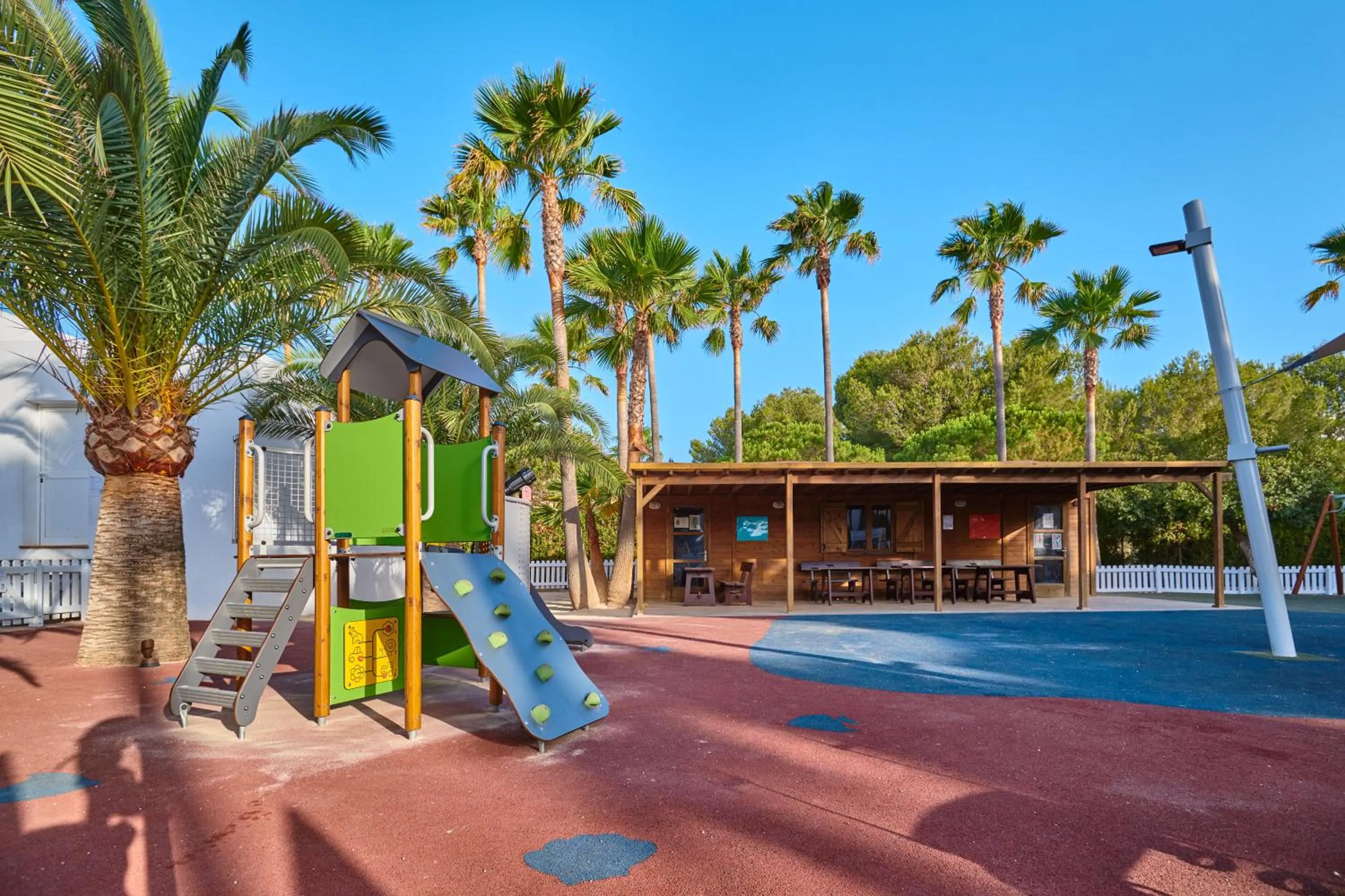 Children play ground in Hipotels Mediterraneo Club