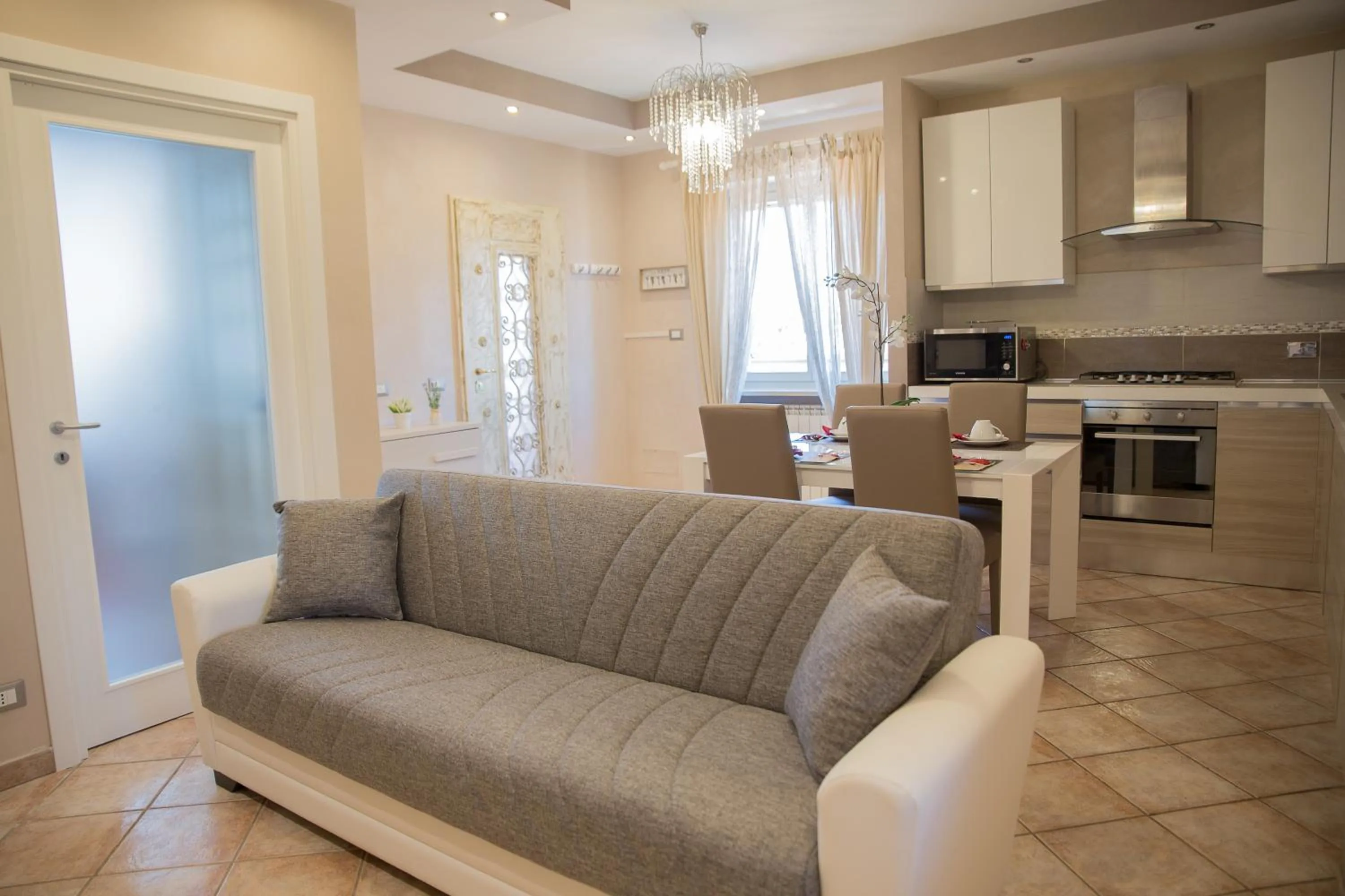 Seating area in Villa Erasi