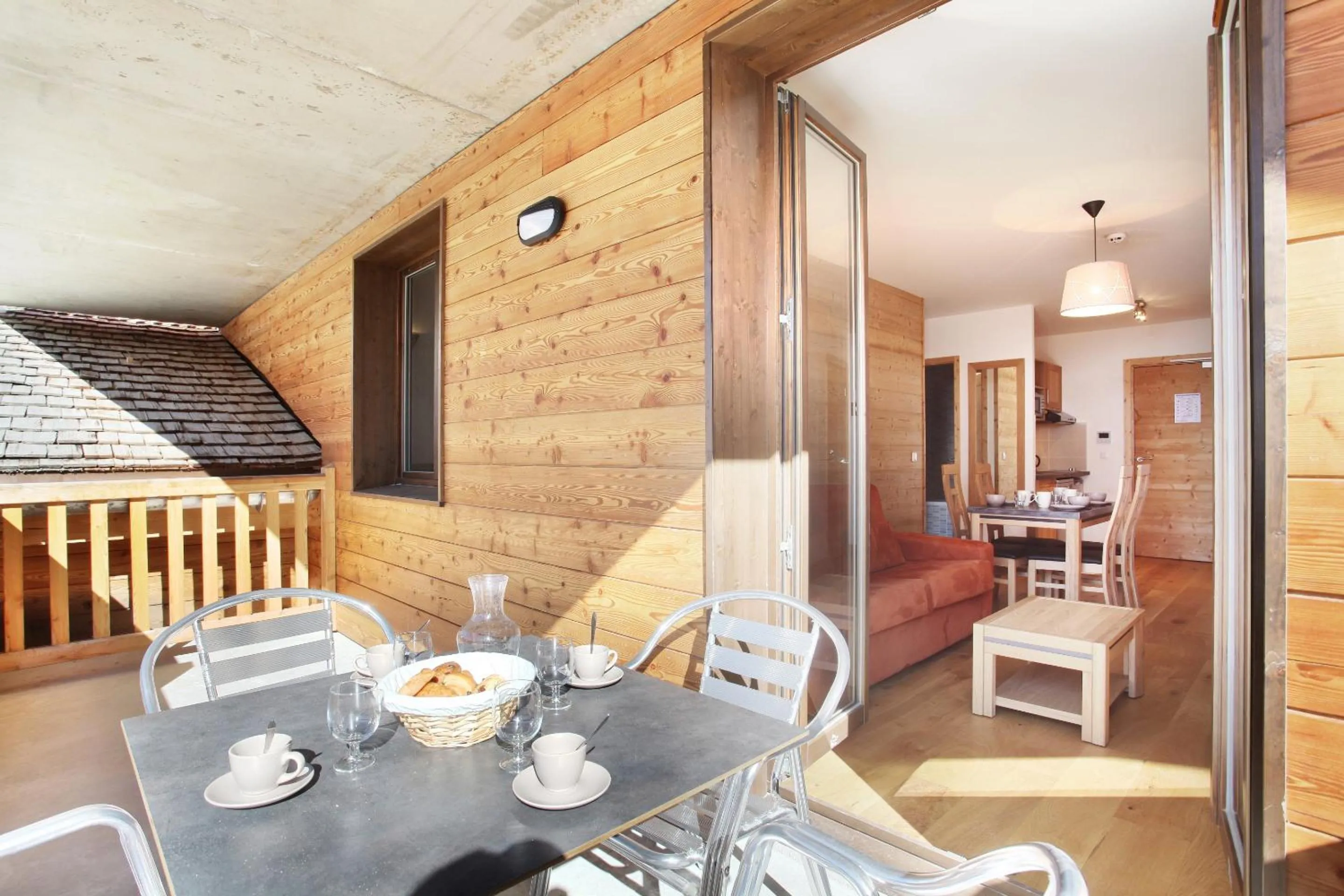 Balcony/Terrace in Résidence et Spa Odalys Mendi Alde