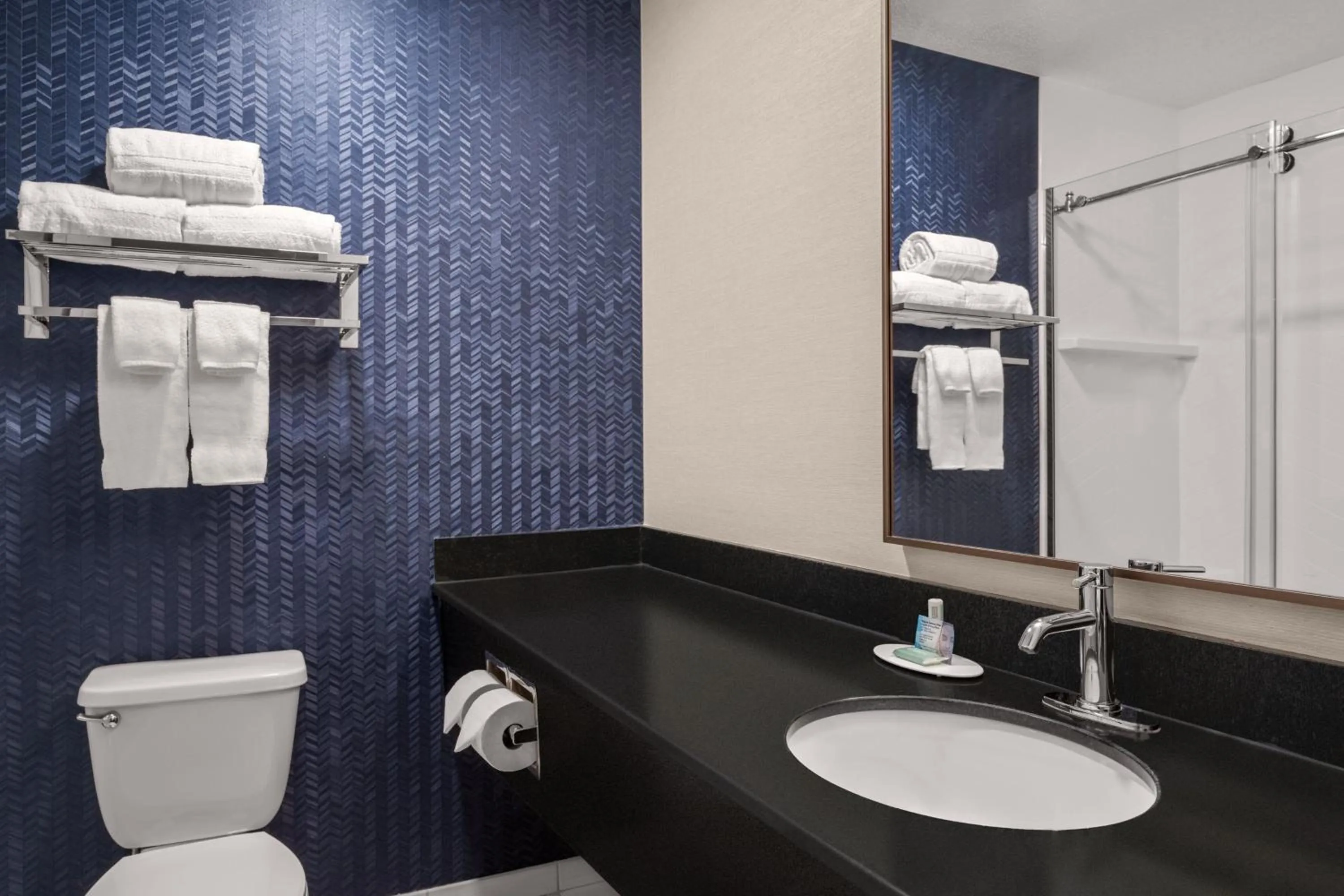 Bathroom in Fairfield Inn & Suites Naperville/Aurora