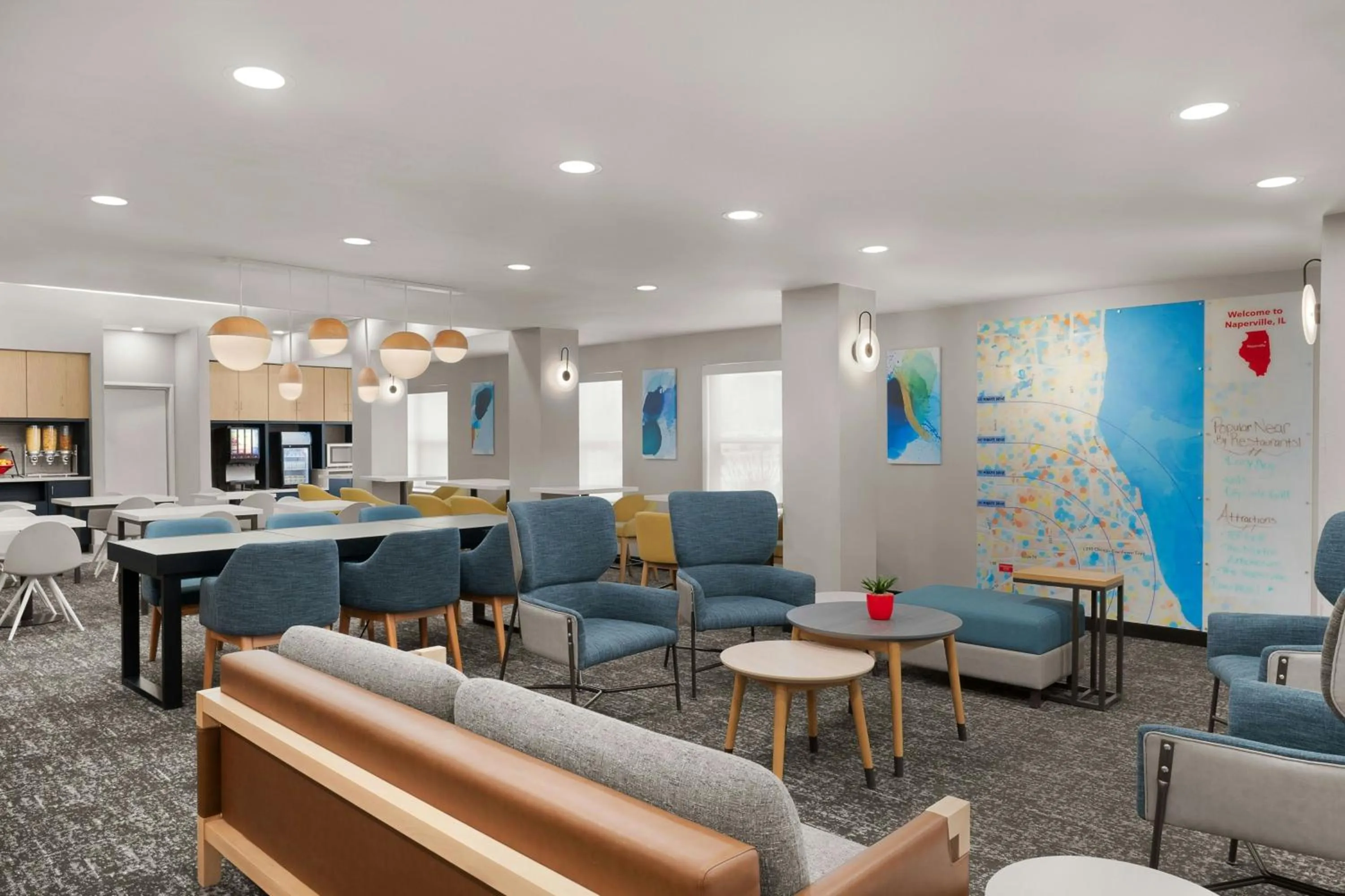 Lobby or reception in TownePlace Suites by Marriott Chicago Naperville